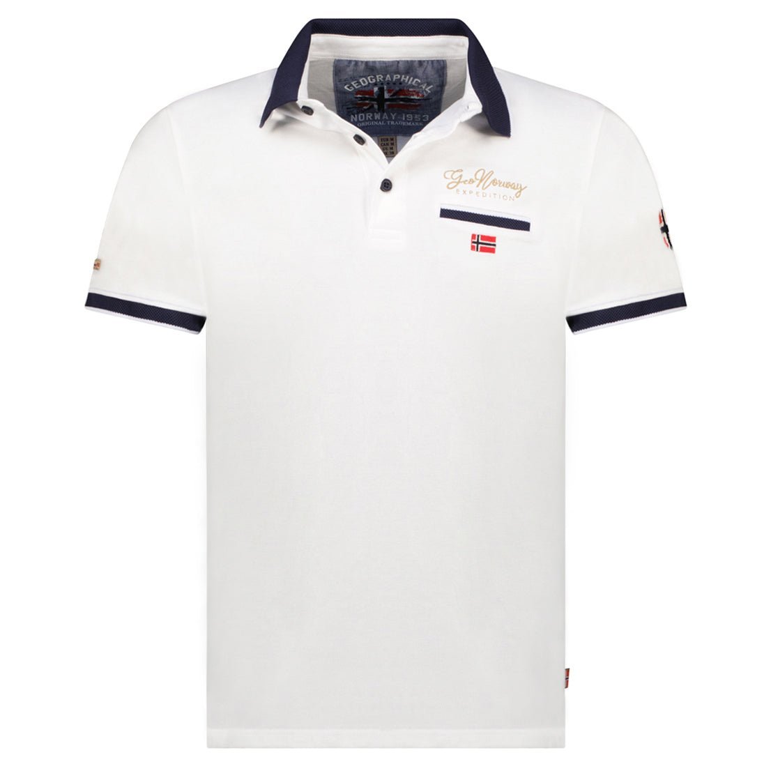Geographical Norway KARA Homme - Polo-Shirt mit kurzen Ärmeln, Tasche - Geographical Norway KARA_MEN_BLANC_S_SDB-KARA_MEN_NOIR_SDB-KARA_MEN_KAKI_S_SDB-KARA_MEN_BLANC_M_SDB-KARA_MEN_NOIR_M_SDB-KARA_MEN_KAKI_M_SDB-KARA_MEN_BLANC_L_SDB-KARA_MEN_NOIR_L_SDB-KARA_MEN_KAKI_L_SDB-KARA_MEN_NOIR_XL_SDB