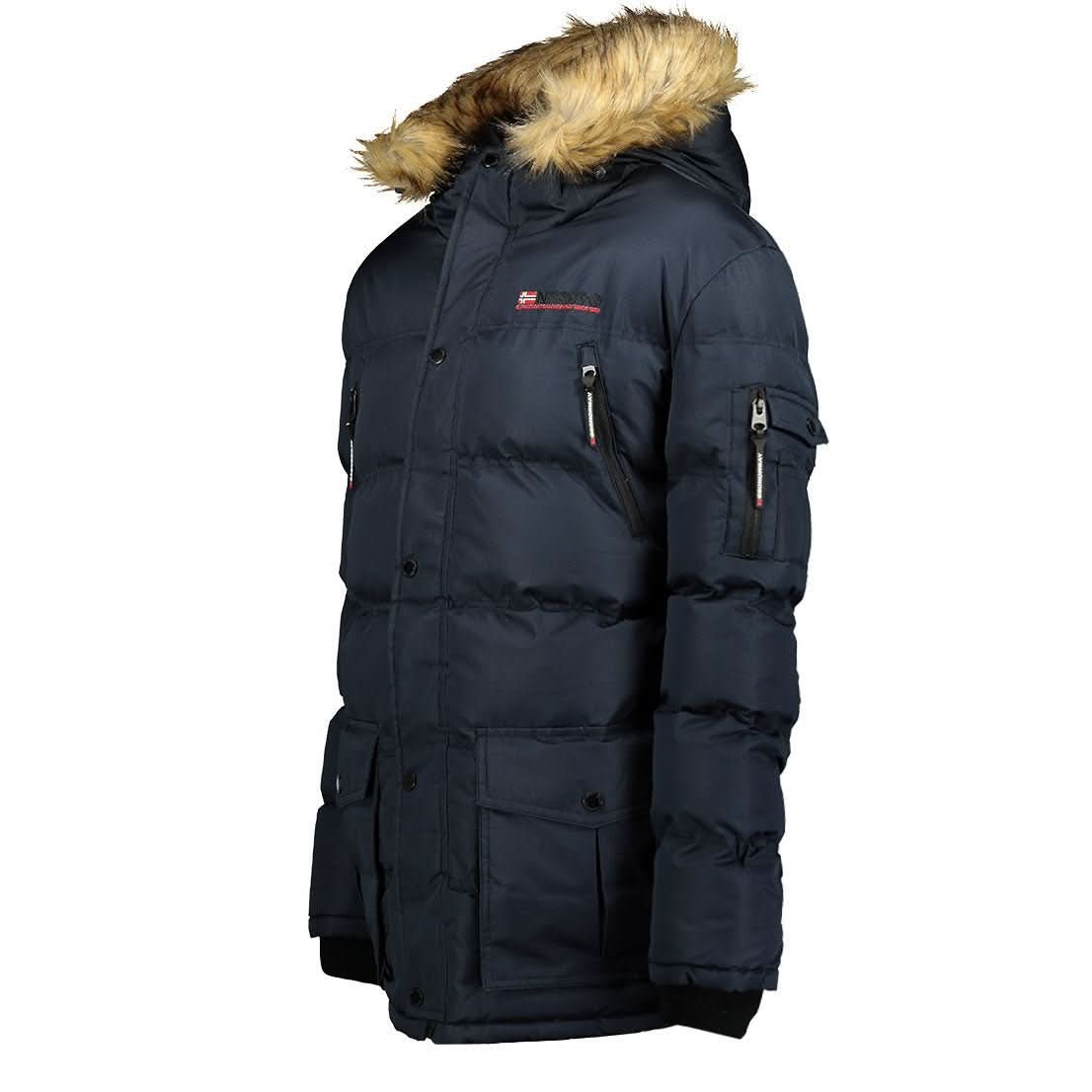 Geographical Norway Bravici Homme - Parka mit abnehmbarer Kapuze und Kunstpelz - Geographical Norway BRAVICI_MEN_NOIR_S_SDB-BRAVICI_MEN_NOIR_M_SDB-BRAVICI_MEN_NOIR_L_SDB-.BRAVICI_MEN_SCHWARZ_XL_SDB-BRAVICI_MEN_SCHWARZ_XXL_SDB-BRAVICI_MEN_SCHWARZ_3XL_SDB-BRAVICI_MEN_MARINE_S_SDB-BRAVICI_MEN_MARINE_M_SDB-BRAVICI_MEN_MARINE_L_SDB-BRAVICI_MEN_MARINE_XL_SDB