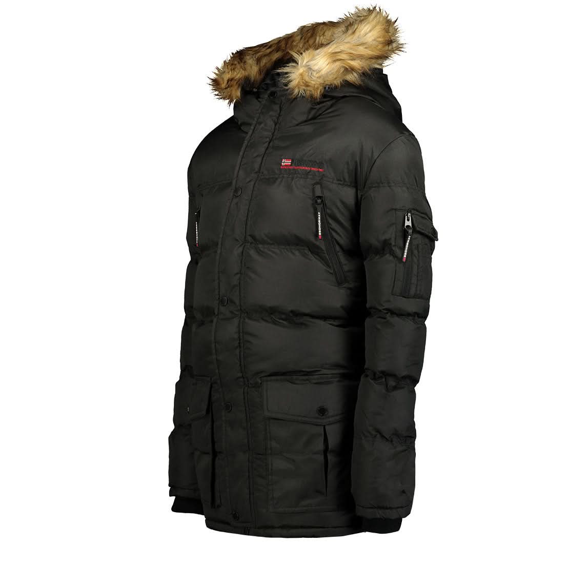 Geographical Norway Bravici Homme - Parka mit abnehmbarer Kapuze und Kunstpelz - Geographical Norway BRAVICI_MEN_NOIR_S_SDB-BRAVICI_MEN_NOIR_M_SDB-BRAVICI_MEN_NOIR_L_SDB-.BRAVICI_MEN_SCHWARZ_XL_SDB-BRAVICI_MEN_SCHWARZ_XXL_SDB-BRAVICI_MEN_SCHWARZ_3XL_SDB-BRAVICI_MEN_MARINE_S_SDB-BRAVICI_MEN_MARINE_M_SDB-BRAVICI_MEN_MARINE_L_SDB-BRAVICI_MEN_MARINE_XL_SDB