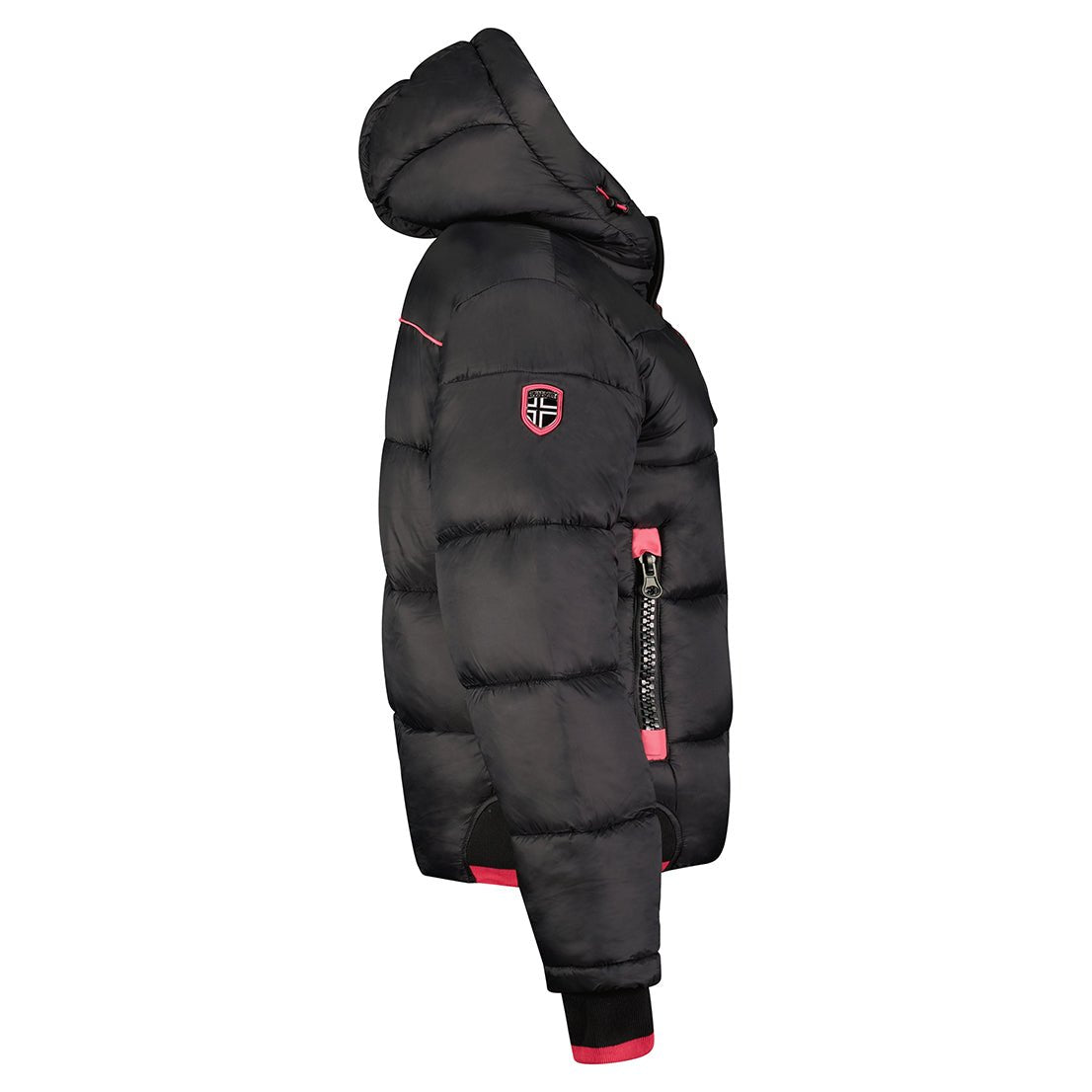 Geographical Norway Calix Femme - Steppjacke Schwarz Rosa - Geographical Norway - S Schwarz Rosa