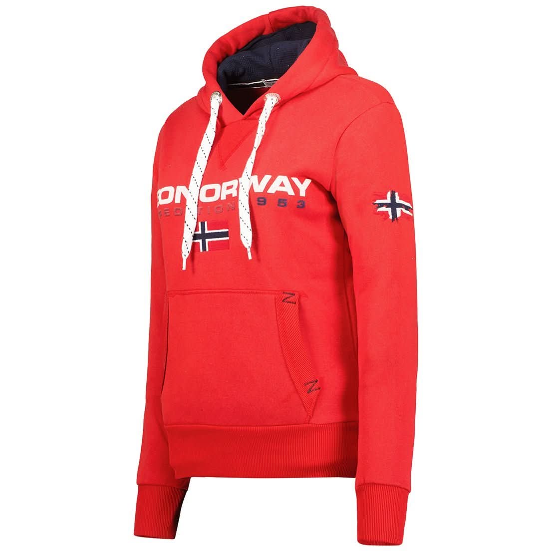Geographical Norway Goliver Damen - Kopfbedeckendes Sweatshirt - Geographical Norway GOLIVER_LADY_ROSE_FLASH_S_SDB-GOLIVER_LADY_ROSE_FLASH_M_SDB-GOLIVER_LADY_ROSE_FLASH_L_SDB-.GOLIVER_LADY_ROSE_FLASH_XL_SDB-GOLIVER_LADY_ROSE_FLASH_XXL_SDB-GOLIVER_LADY_ROUGE_S_SDB-GOLIVER_LADY_ROUGE_M_SDB-GOLIVER_LADY_ROUGE_L_SDB-GOLIVER_LADY_ROUGE_XL_SDB-GOLIVER_LADY_ROUGE_XXL_SDB