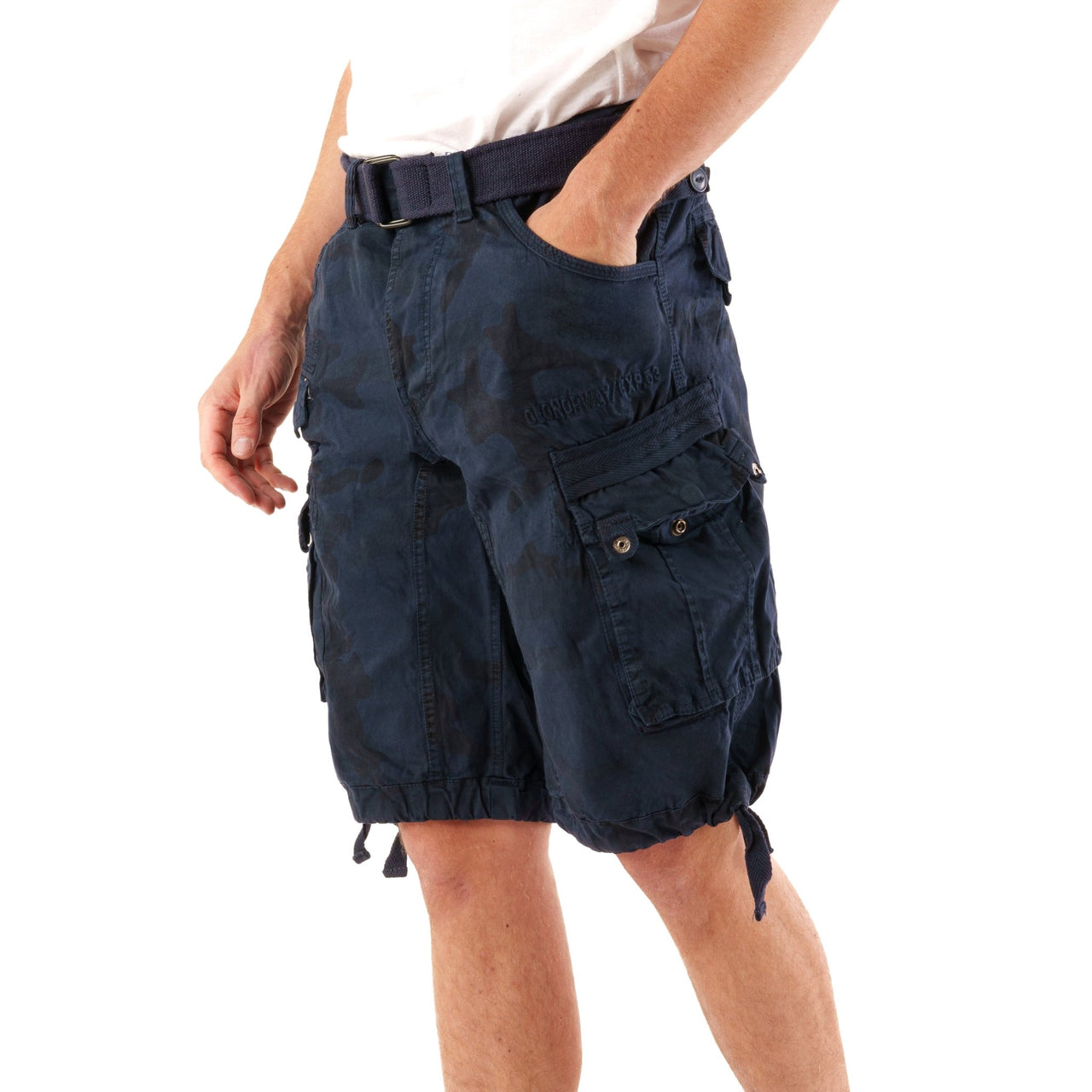 Geographical Norway Panoramic Homme - Bermuda Camo Marine - Geographical Norway - S Camo Marine