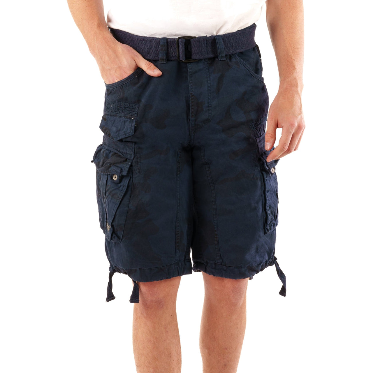 Geographical Norway Panoramic Homme - Bermuda Camo Marine - Geographical Norway - S Camo Marine