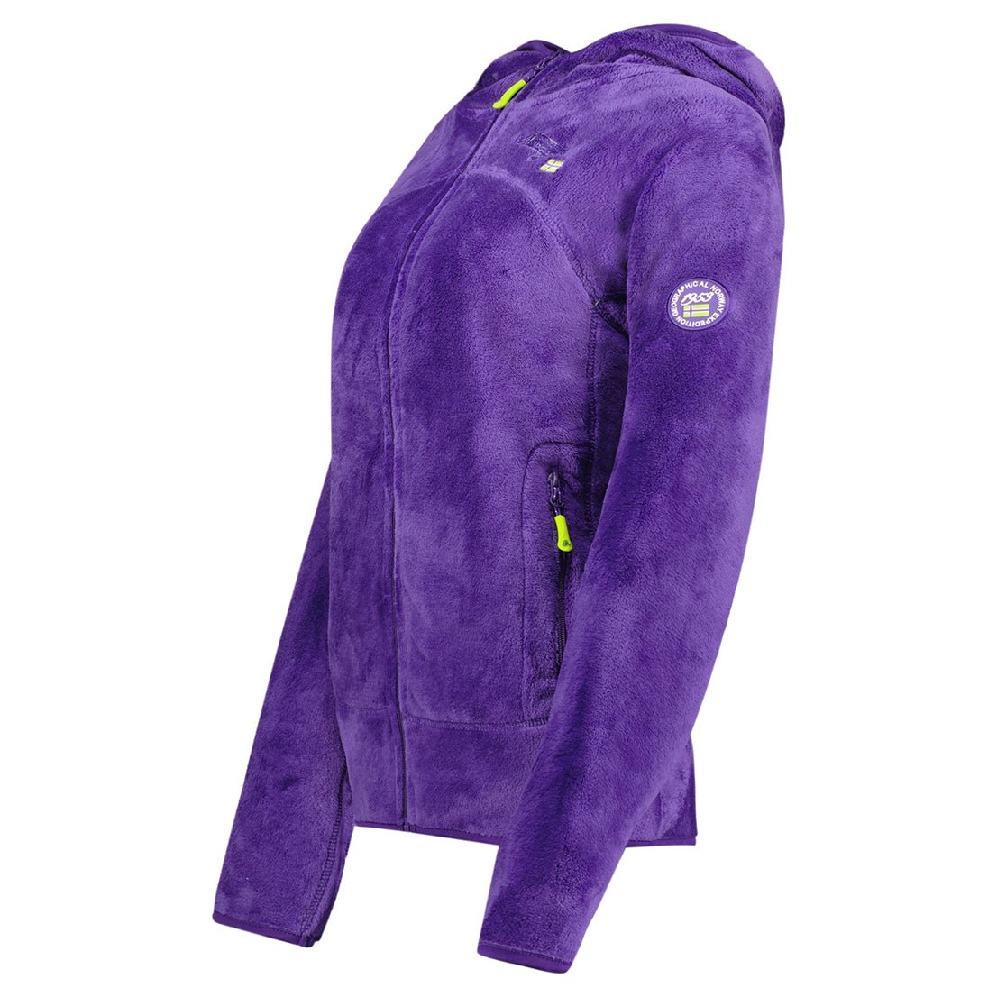 Geographical Norway Upalood Damen - Fleece mit Reißverschluss - Geographical Norway - S Violett