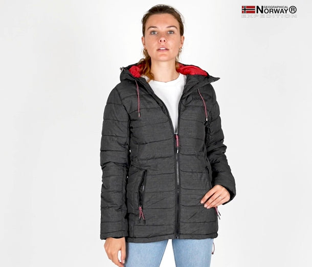 Parka Invernale Geographical Norway Uomo - Verveine, Con Cappuccio Rimovibile, Tasche, 100% Poliammide - Foto 1