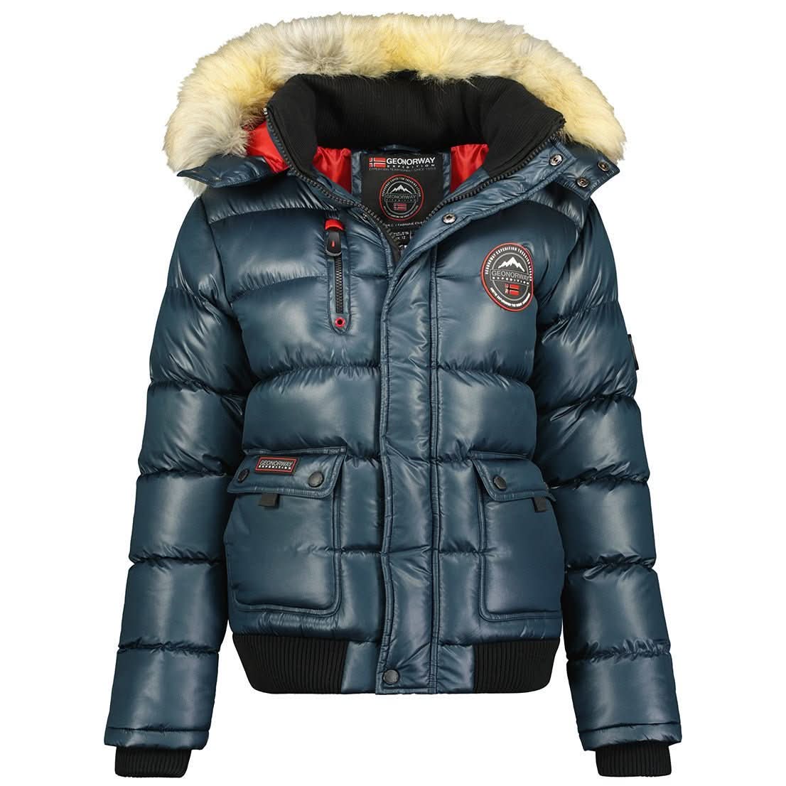 Geographical Norway Bugs Damen - Steppjacke mit flachen Taschen, Reißverschlusstasche und abnehmbare Kapuze - Geographical Norway BUGS_LADY_MARINE_S_SDB-BUGS_LADY_ROUGE_S_SDB-BUGS_LADY_NOIR_S_SDB-BUGS_LADY_MARINE_M_SDB--BUGS_LADY_M_SDBBUGS_LADY_ROT_M_SDB-BUGS_LADY_SCHWARZ_M_SDB-BUGS_LADY_MARINE_L_SDB-BUGS_LADY_ROT_L_SDB-BUGS_LADY_SCHWARZ_L_SDB-BUGS_LADY_MARINE_XL_SDB