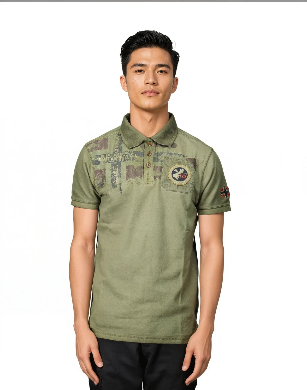 Geographical Norway KIMAC Homme - Polo Short Sleeve 100% Baumwolle - Geographical Norway KIMAC_MEN_BEIGE_S_SDB-KIMAC_MEN_BEIGE_M_SDB-KIMAC_MEN_BEIGE_L_SDB-.KIMAC_MEN_BEIGE_XL_SDB-KIMAC_MEN_BEIGE_XXL_SDB-KIMAC_MEN_BEIGE_3XL_SDB-KIMAC_MEN_BLEU_S_SDB-KIMAC_MEN_BLEU_M_SDB-KIMAC_MEN_BLEU_L_SDB-KIMAC_MEN_BLEU_XL_SDB