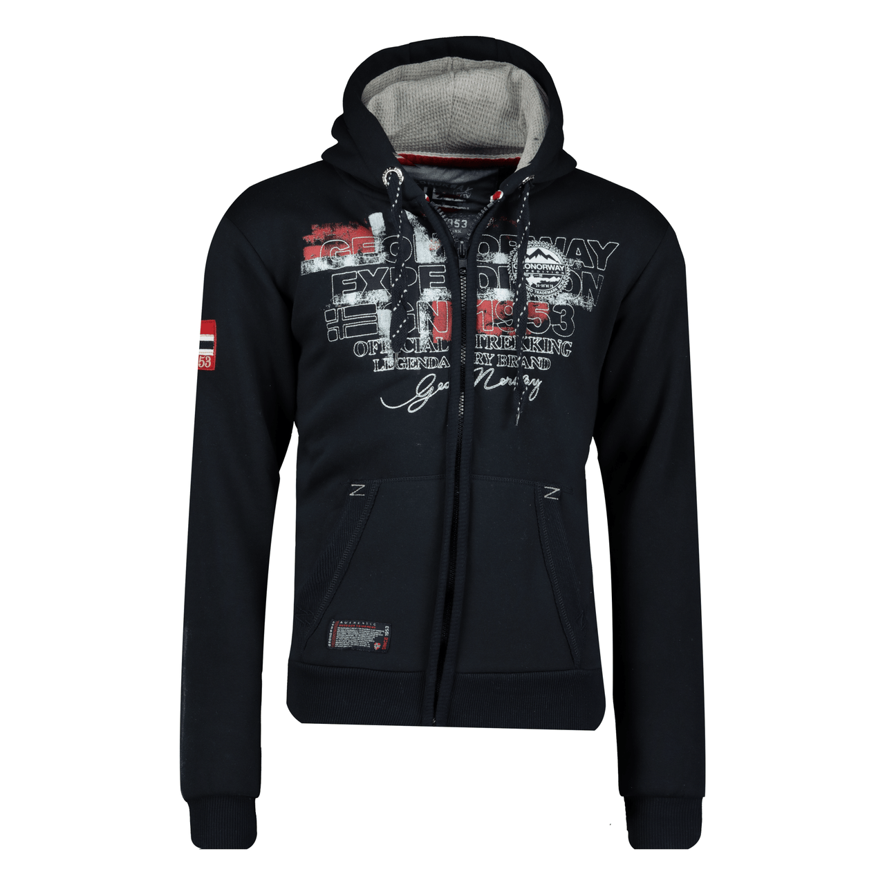 Geographical Norway Gutta Homme - Sweatshirt mit Reißverschluss - Geographical Norway GUTTA_MEN_NOIR_S_SDB-GUTTA_MEN_NOIR_M_SDB-GUTTA_MEN_NOIR_L_SDB-GUTTA_MEN_NOIR_XL_SDB-.GUTTA_MEN_SCHWARZ_XXL_SDB-GUTTA_MEN_SCHWARZ_3XL_SDB-GUTTA_MEN_MARINE_S_SDB-GUTTA_MEN_MARINE_M_SDB-GUTTA_MEN_MARINE_L_SDB-GUTTA_MEN_MARINE_XL_SDB