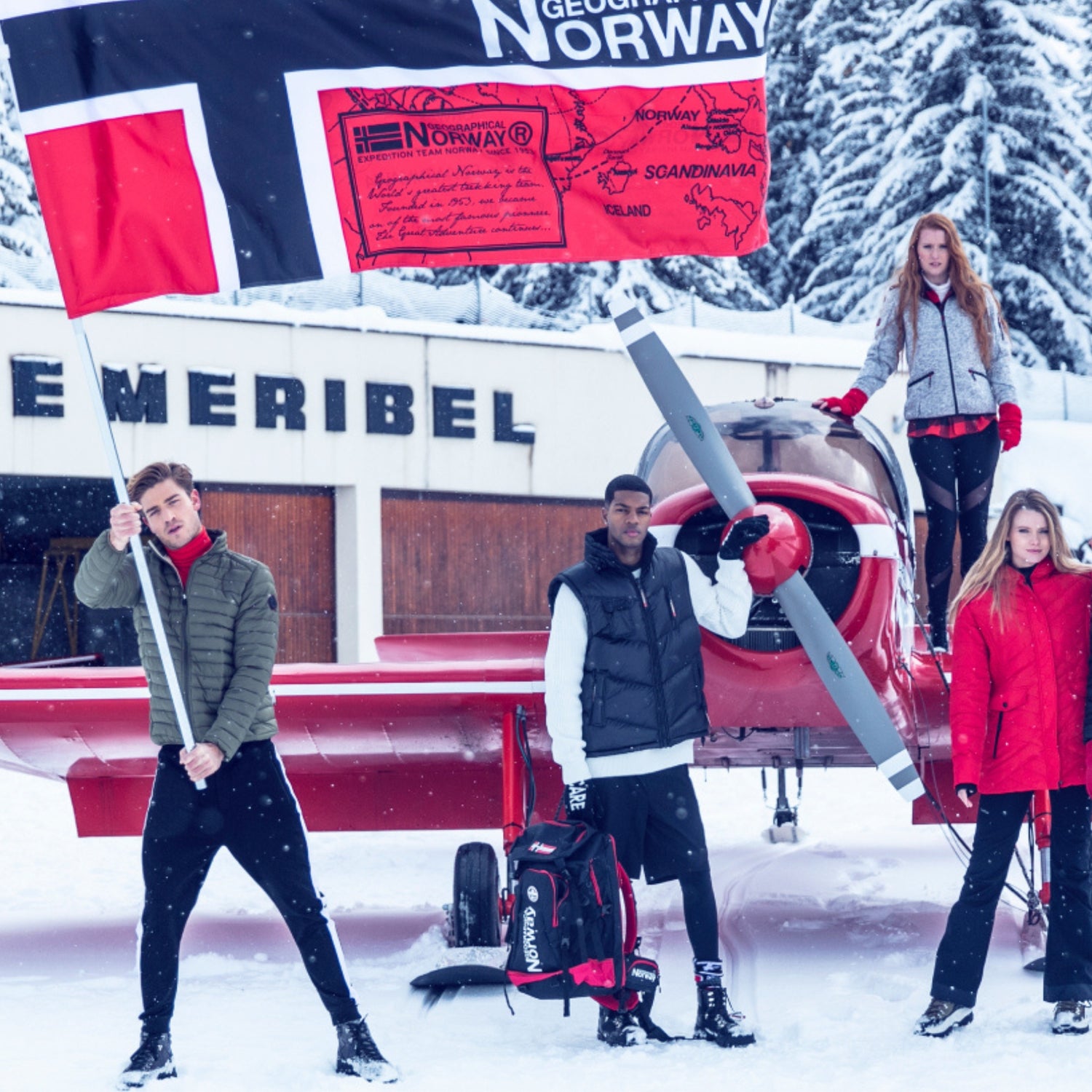 Geographical Norway ABRAMOVITCH MEN - Manteau Chaud Capuche Fourrure