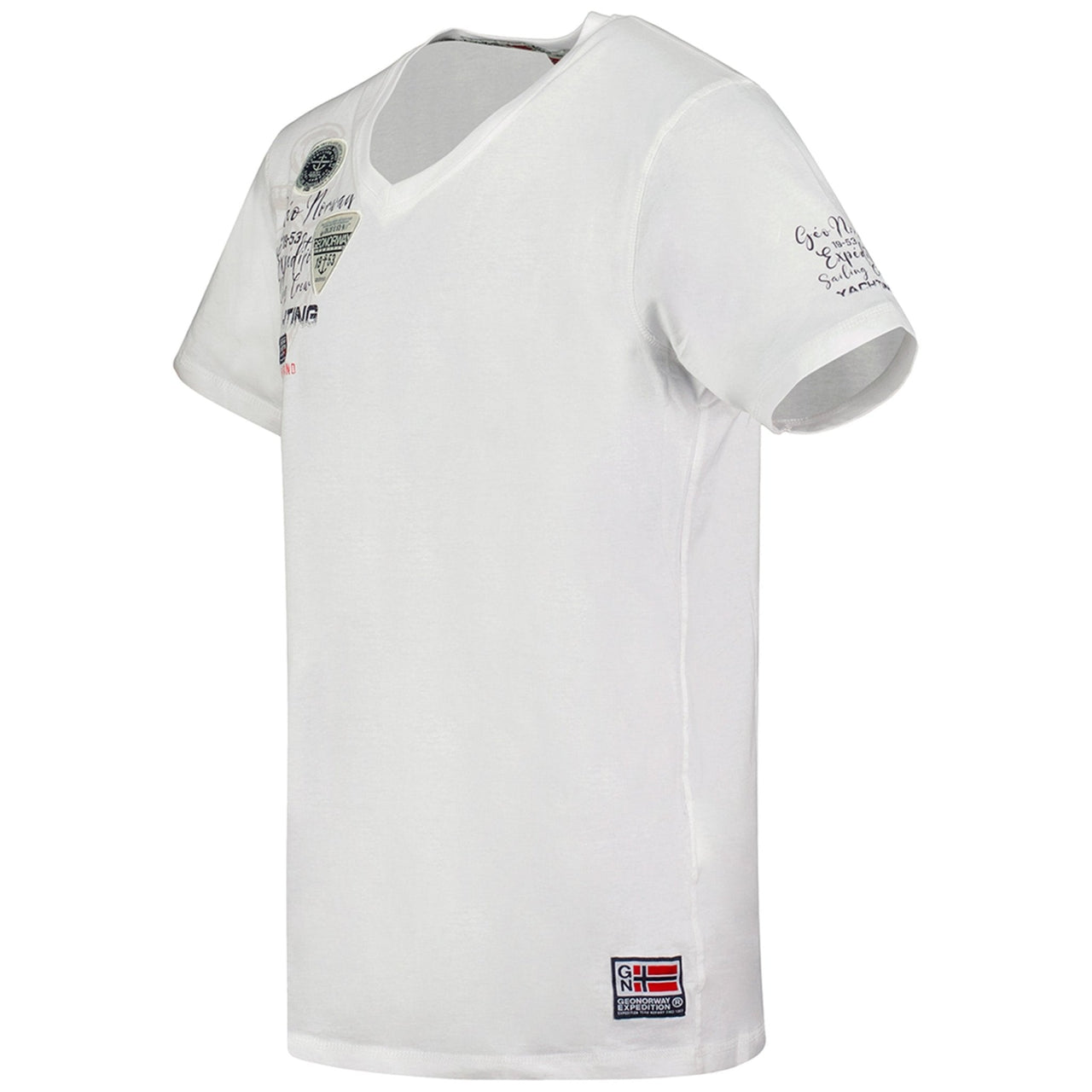 Geographical Norway Jademora Homme - V-neck T-shirt, short sleeves - Geographical Norway JADEMORA_MEN_MARINE_M_SDB-JADEMORA_MEN_BLANC_M_SDB-JADEMORA_MEN_MARINE_L_SDB-JADEMORA_MEN_BLANC_L_SDB-JADEMORA_MEN_MARINE_XL_SDB-JADEMORA_MEN_BLANC_XL_SDB-JADEMORA_MEN_MARINE_XXL_SDB-JADEMORA_MEN_BLANC_XXL_SDB-JADEMORA_MEN_BLANC_3XL_SDB-JADEMORA_MEN_GRIS_CLAIR_M_SDB