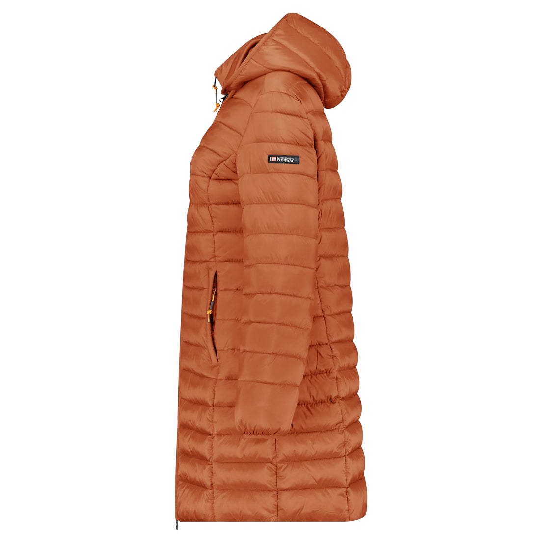  Geographical Norway ATIKOLOR LONG HOOD Women - Camel Jacket