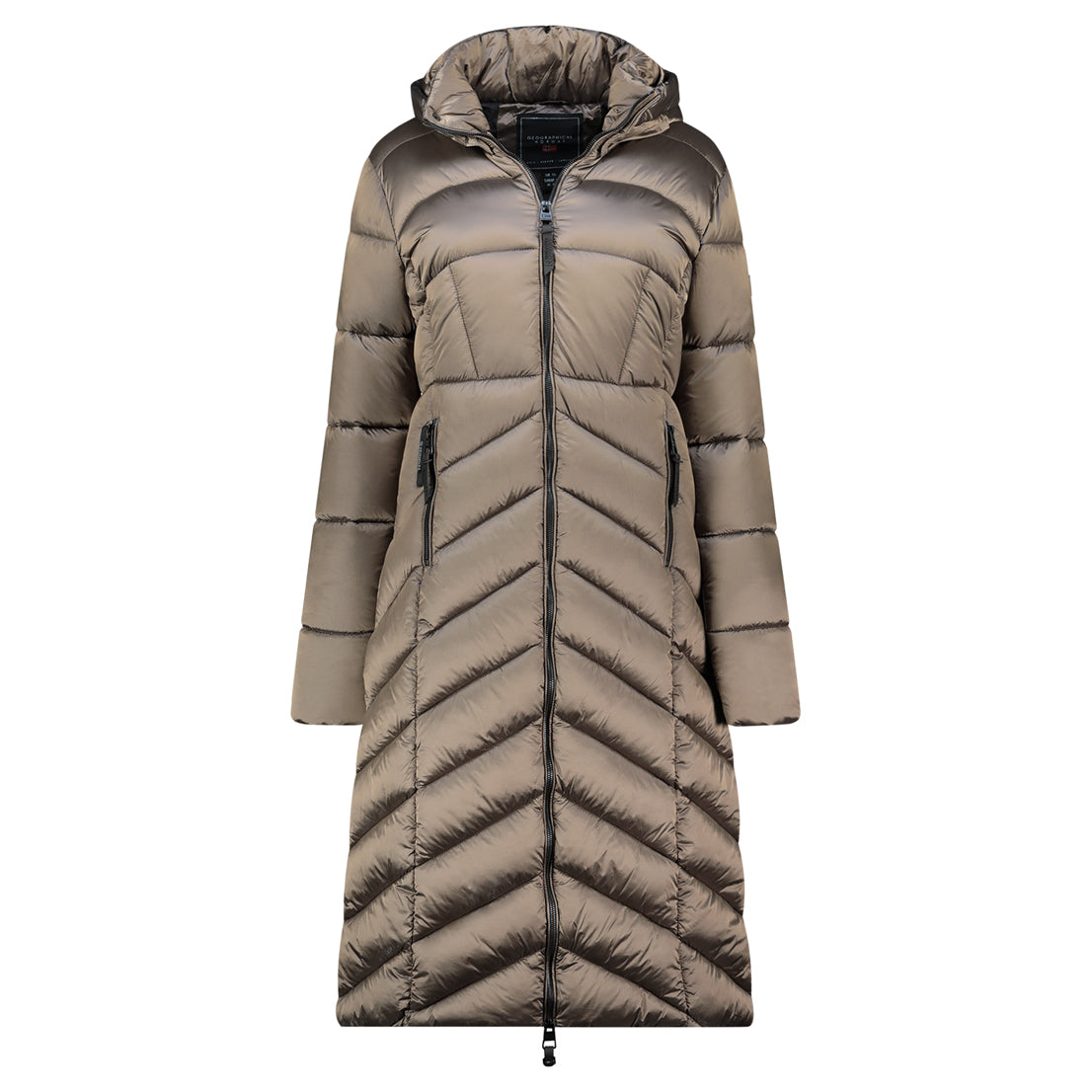  Geographical Norway BLANCHE LONG Femme - Dark Brown Jacket