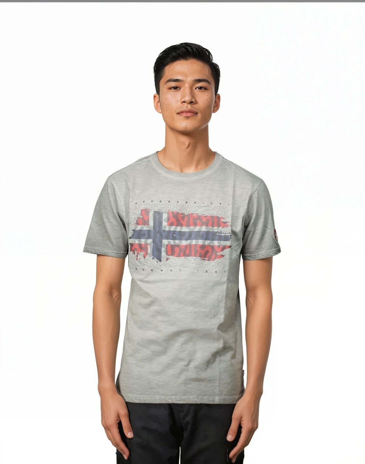 Geographical Norway JOPOGRAPHE - T-Shirt Man Manches Courtes avec Drapeau - Geographical Norway JOPOGRAPH_MEN_CORAIL_SDB-JOPOGRAPH_MEN_BLANC_SDB-JOPOGRAPH_MEN_CORAIL_M_SDB-JOPOGRAPH_MEN_BLANC_M_SDB-JOPOGRAPH_MEN_CORAIL_L_SDB-JOPOGRAPH_MEN_BLANC_L_SDB-JOPOGRAPH_MEN_CORAIL_XL_SDB-JOPOGRAPH_MEN_BLANC_XL_SDB-JOPOGRAPH_MEN_CORAIL_XXL_SDB-JOPOGRAPH_MEN_BLANC_XXL_SDB