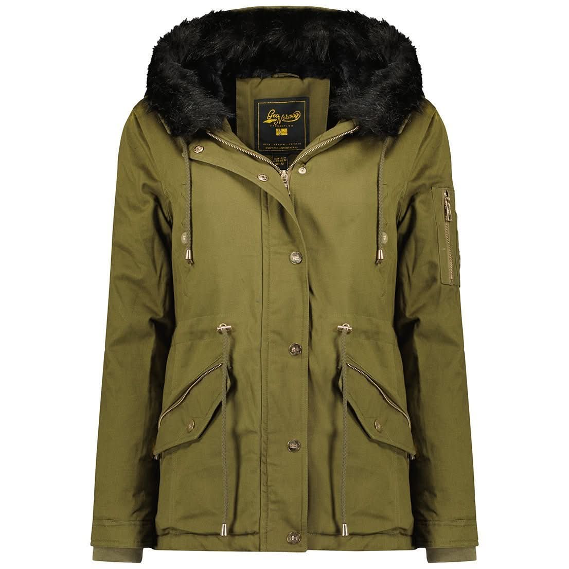 Chaqueta Acolchada Ligera Geographical Norway Para Mujer - Poliamida 100%, Impermeable, Con Bolsillos | Ideal Para Otoño E Invierno