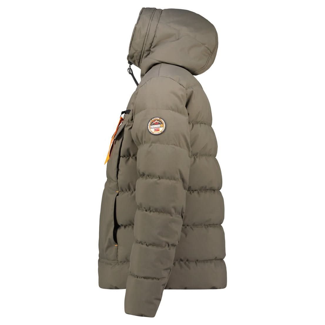 Geographical Norway Dosiba Homme - Parka Hooded Pockets Badge Zip Sleeve - Geographical Norway DOSIBA_MEN_KAKI_SDB-DOSIBA_MEN_KAKI_M_SDB-DOSIBA_MEN_KAKI_L_SDB-DOSIBA_MEN_KAKI_XL_SDB-DOSIBA_MEN_KAKI_XXL_SDB-DOSIBA_MEN_KAKI_3XL_SDB-DOSIBA_MEN_NOIR_S_SDB-DOSIBA_MEN_NOIR_M_SDB-DOSIBA_MEN_NOIR_L_SDB-DOSIBA_MEN_NOIR_XL_SDB