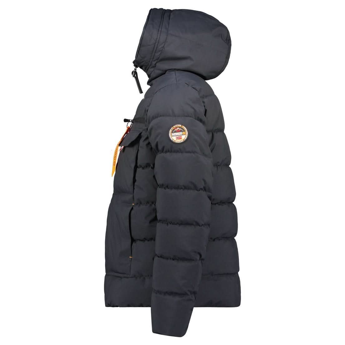 Geographical Norway Dosiba Homme - Parka Hooded Pockets Badge Zip Sleeve - Geographical Norway DOSIBA_MEN_KAKI_SDB-DOSIBA_MEN_KAKI_M_SDB-DOSIBA_MEN_KAKI_L_SDB-DOSIBA_MEN_KAKI_XL_SDB-DOSIBA_MEN_KAKI_XXL_SDB-DOSIBA_MEN_KAKI_3XL_SDB-DOSIBA_MEN_NOIR_S_SDB-DOSIBA_MEN_NOIR_M_SDB-DOSIBA_MEN_NOIR_L_SDB-DOSIBA_MEN_NOIR_XL_SDB