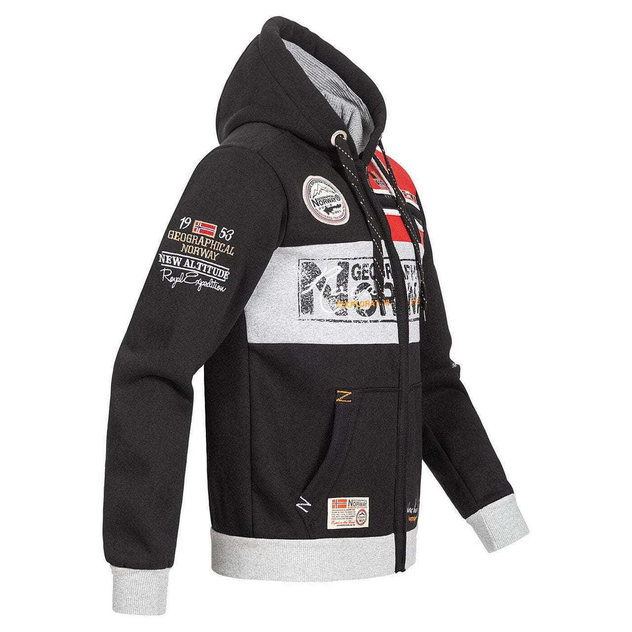 Geographical Norway Flyer Homme - Zip sweatshirt - Geographical Norway FLYER_MEN_GRIS_CLAIR_S_SDB-FLYER_MEN_BLANC_M_SDB-FLYER_MEN_GRIS_CLAIR_M_SDB-FLYER_MEN_BLANC_L_SDB-FLYER_MEN_GRIS_CLAIR_L_SDB-FLYER_MEN_BLANC_XL_SDB-FLYER_MEN_GRIS_CLAIR_XL_SDB-FLYER_MEN_BLANC_XXL_SDB-FLYER_MEN_BLANC_3XL_SDB-FLYER_MEN_GRIS_CLAIR_XXL_SDB