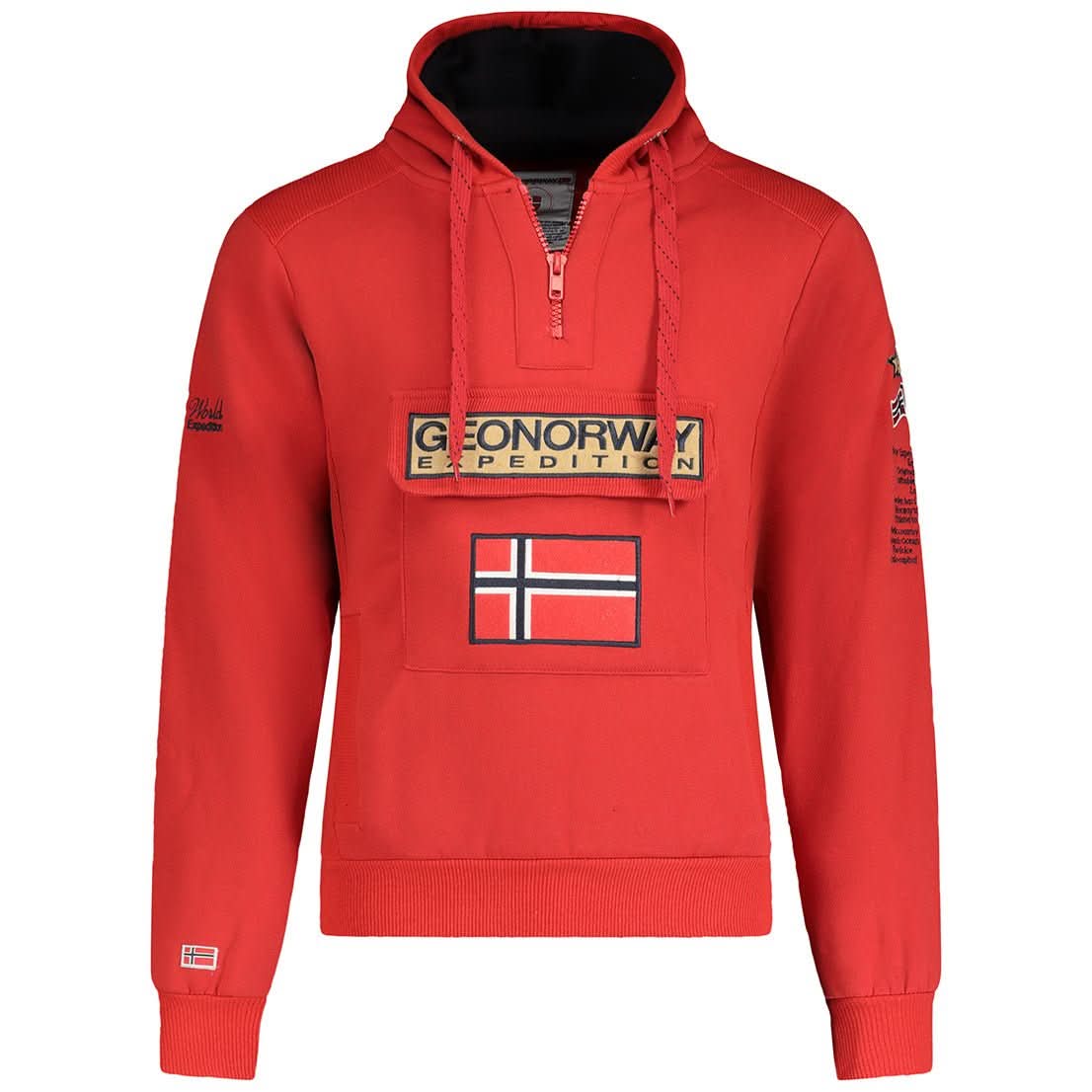 Gymclass Geo Norway Homme - Hooded sweatshirt - Geographical Norway GYMCLASS_MEN_ROUGE_S_EO_SDB-GYMCLASS_MEN_NOIR_S_EO_SDB-GYMCLASS_MEN_MARINE_S_EO_SDB-GYMCLASS_MEN_GRIS_FONCE_M_EO_SDB-GYMCLASS_MEN_KAKI_L_EO_SDB