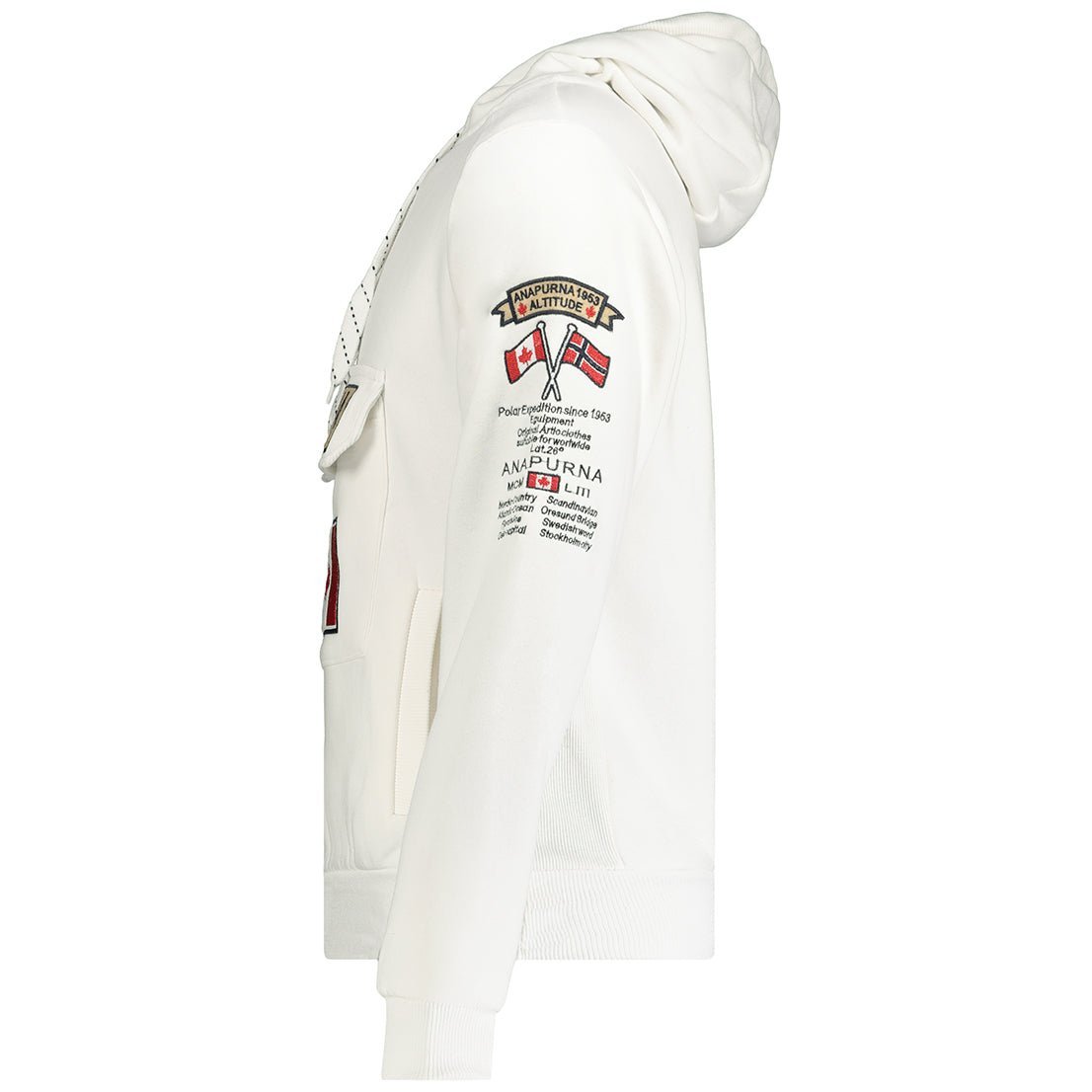 Gymana Anapurna Homme - Zip-up hoodie with embroidery and pockets - Geographical Norway GYMANA_MEN_GRIS_FONCE_S_AN_SDB-GYMANA_MEN_BLEU_ROYAL_M_AN_SDB-GYMANA_MEN_GRIS_CLAIR_M_AN_SDB-GYMANA_MEN_BLANC_L_AN_SDB-GYMANA_MEN_GRIS_FONCE_L_AN_SDB-GYMANA_MEN_BLANC_XL_AN_SDB-GYMANA_MEN_BLEU_ROYAL_XL_AN_SDB-GYMANA_MEN_GRIS_CLAIR_3XL_AN_SDB-GYMANA_MEN_BLANC_XXL_AN_SDB-GYMANA_MEN_BLEU_ROYAL_XXL_AN_SDB