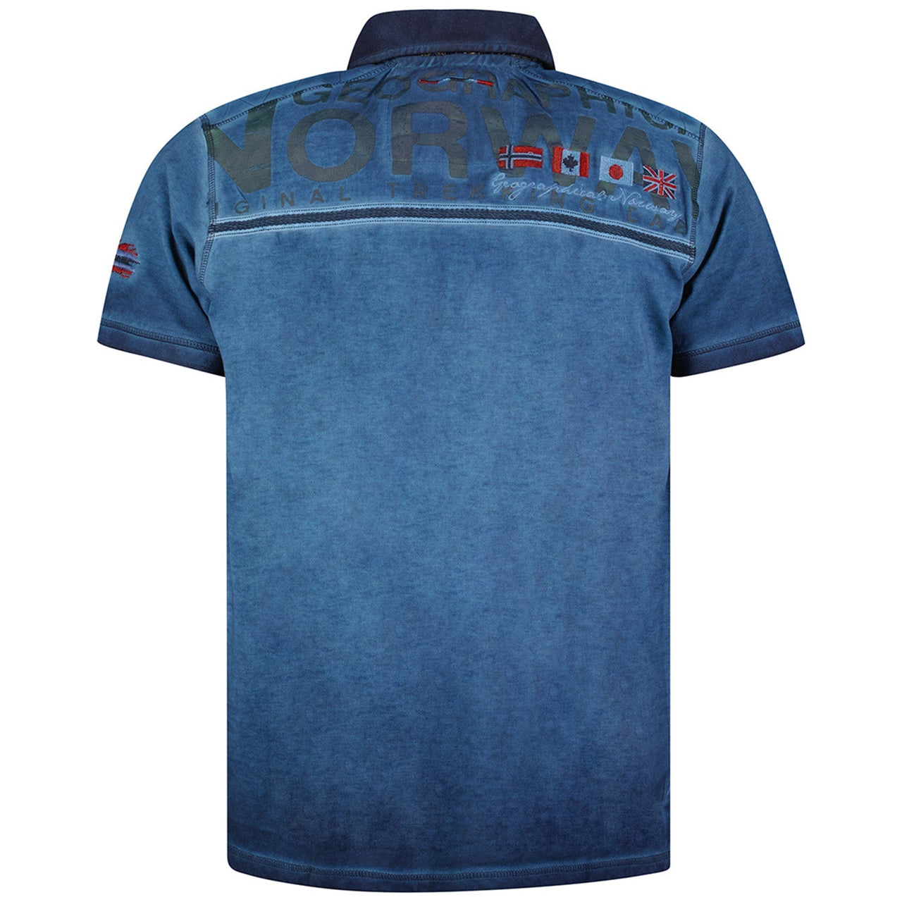 Geographical Norway Kamo Homme - Faded effect short sleeve polo shirt - Geographical Norway KAMO_MEN_CORAIL_M_SDB-KAMO_MEN_CORAIL_L_SDB-KAMO_MEN_CORAIL_XL_SDB-KAMO_MEN_BLEU_M_SDB-KAMO_MEN_BLEU_L_SDB-KAMO_MEN_BLEU_XL_SDB-KAMO_MEN_BLEU_XXL_SDB-KAMO_MEN_GRIS_CLAIR_S_SDB-KAMO_MEN_GRIS_CLAIR_M_SDB-KAMO_MEN_GRIS_CLAIR_L_SDB