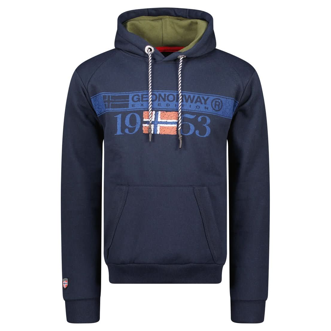 Geographical Norway Fastlife Homme - Hooded Sweatshirt - Geographical Norway FASTLIFE_MEN_NOIR_S_SDB-FASTLIFE_MEN_NOIR_M_SDB-FASTLIFE_MEN_NOIR_L_SDB-FASTLIFE_MEN_NOIR_XL_SDB-FASTLIFE_MEN_NOIR_XXL_SDB-FASTLIFE_MEN_NOIR_3XL_SDB-FASTLIFE_MEN_GRIS_CLAIR_S_SDB-FASTLIFE_MEN_GRIS_CLAIR_M_SDB-FASTLIFE_MEN_GRIS_CLAIR_L_SDB-FASTLIFE_MEN_GRIS_CLAIR_XL_SDB