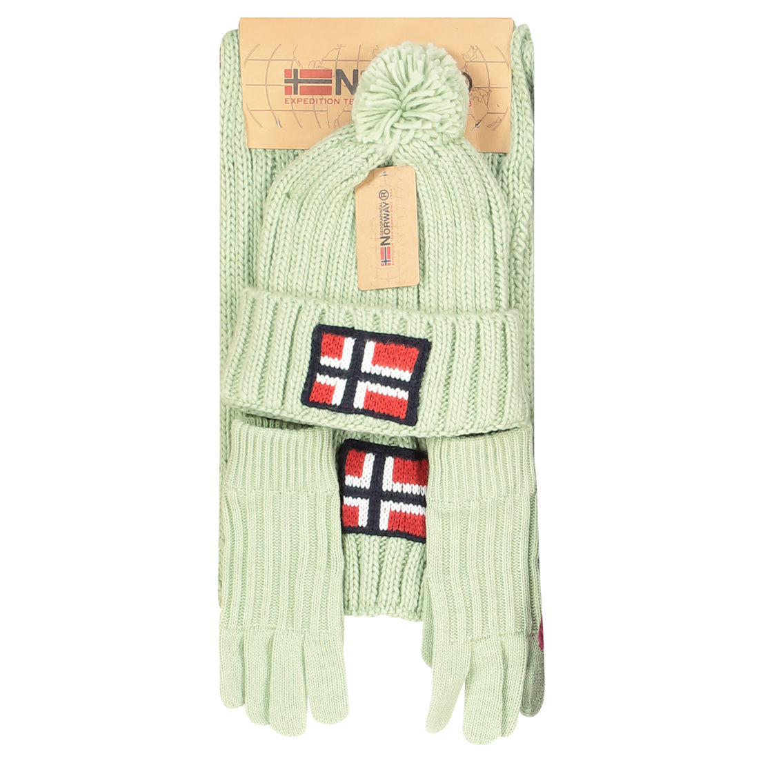  Geographical Norway SET WAMILLA XAMILLA ZAMILLA - Set Cap Gloves Scarf