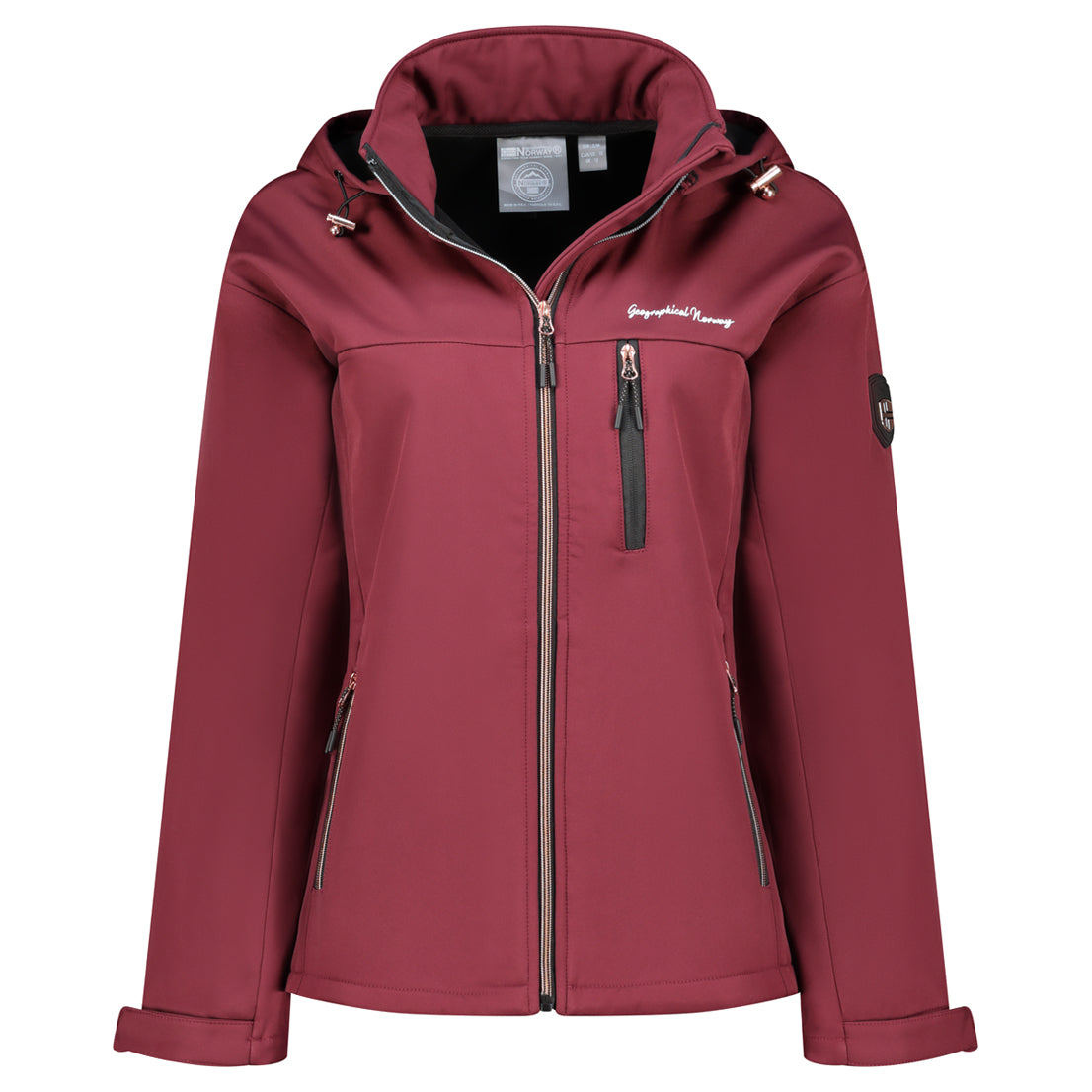  Geographical Norway TOUNIA Woman - Softshell Bordeaux