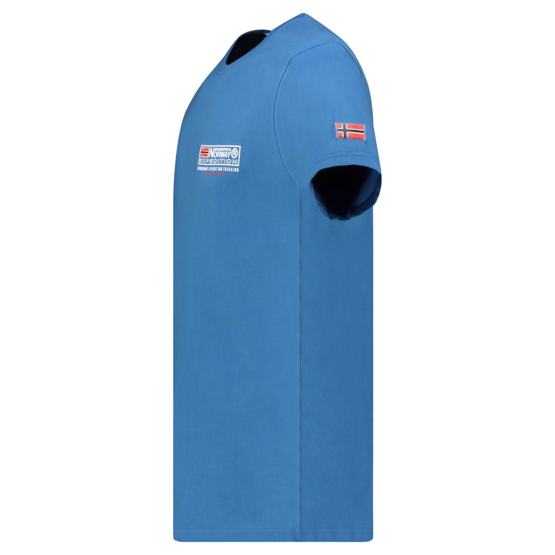 Geographical Norway JOFFROY - T-Shirt Men Short Sleeve with Flag - Geographical Norway JOFFROY_MEN_BLEU_S_SDB-JOFFROY_MEN_BLANC_S_SDB-JOFFROY_MEN_BLEU_M_SDB-JOFFROY_MEN_BLANC_M_SDB-JOFFROY_MEN_BLEU_L_SDB-JOFFROY_MEN_BLANC_L_SDB-JOFFROY_MEN_BLEU_XL_SDB-JOFFROY_MEN_BLANC_XL_SDB-JOFFROY_MEN_BLEU_XXL_SDB-JOFFROY_MEN_BLANC_XXL_SDB