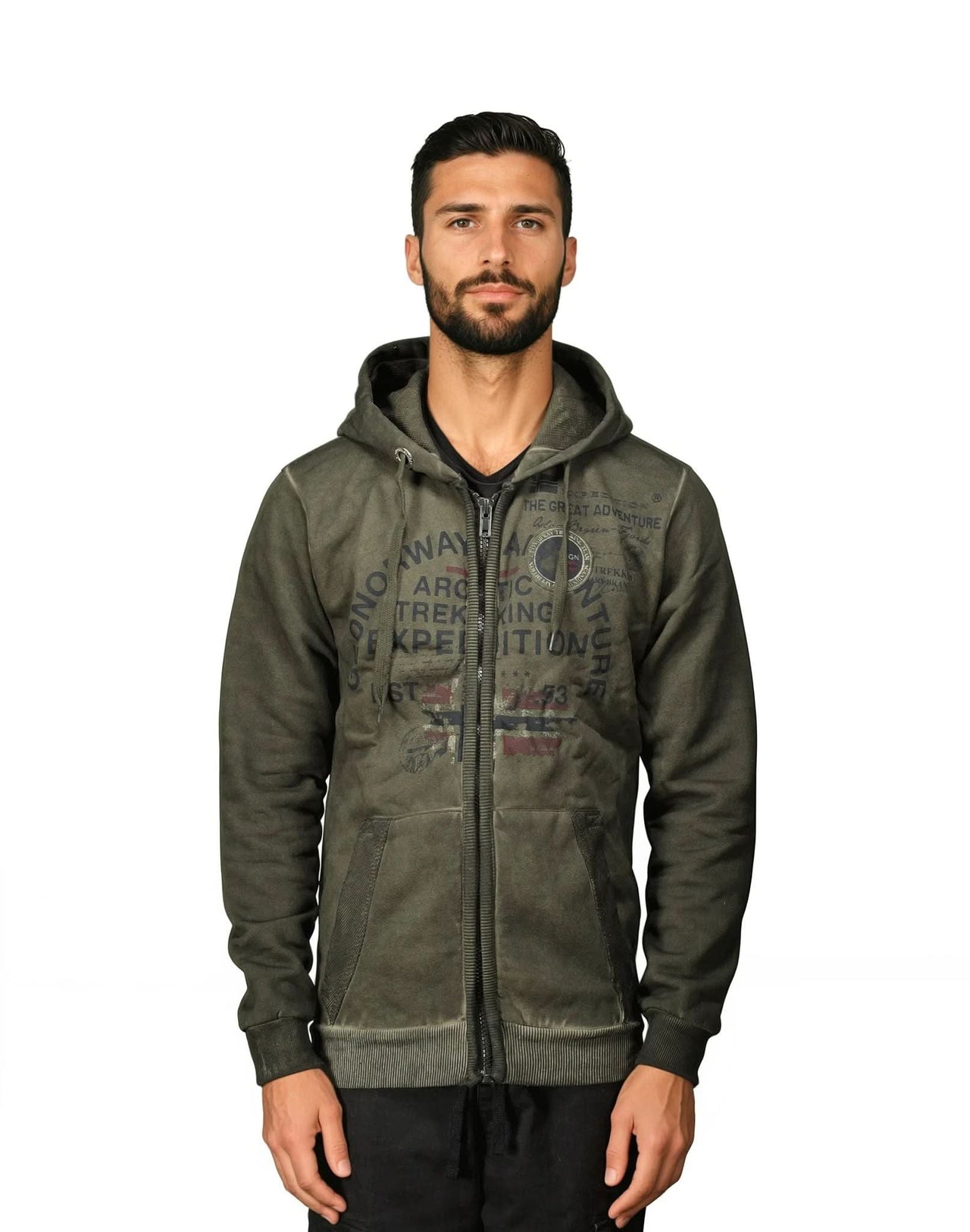 Geographical Norway Gergen Man - Zip sweatshirt - Geographical Norway GERGEN_MEN_BLEU_M_EO_SDB-GERGEN_MEN_BLEU_L_EO_SDB-GERGEN_MEN_BLEU_XL_EO_SDB-GERGEN_MEN_BLEU_XXL_EO_SDB-GERGEN_MEN_BLEU_3XL_EO_SDB-GERGEN_MEN_GRIS_CLAIR_M_EO_SDB-GERGEN_MEN_GRIS_CLAIR_L_EO_SDB-GERGEN_MEN_GRIS_CLAIR_XL_EO_SDB-GERGEN_MEN_GRIS_CLAIR_XXL_EO_SDB-GERGEN_MEN_GRIS_CLAIR_3XL_EO_SDB