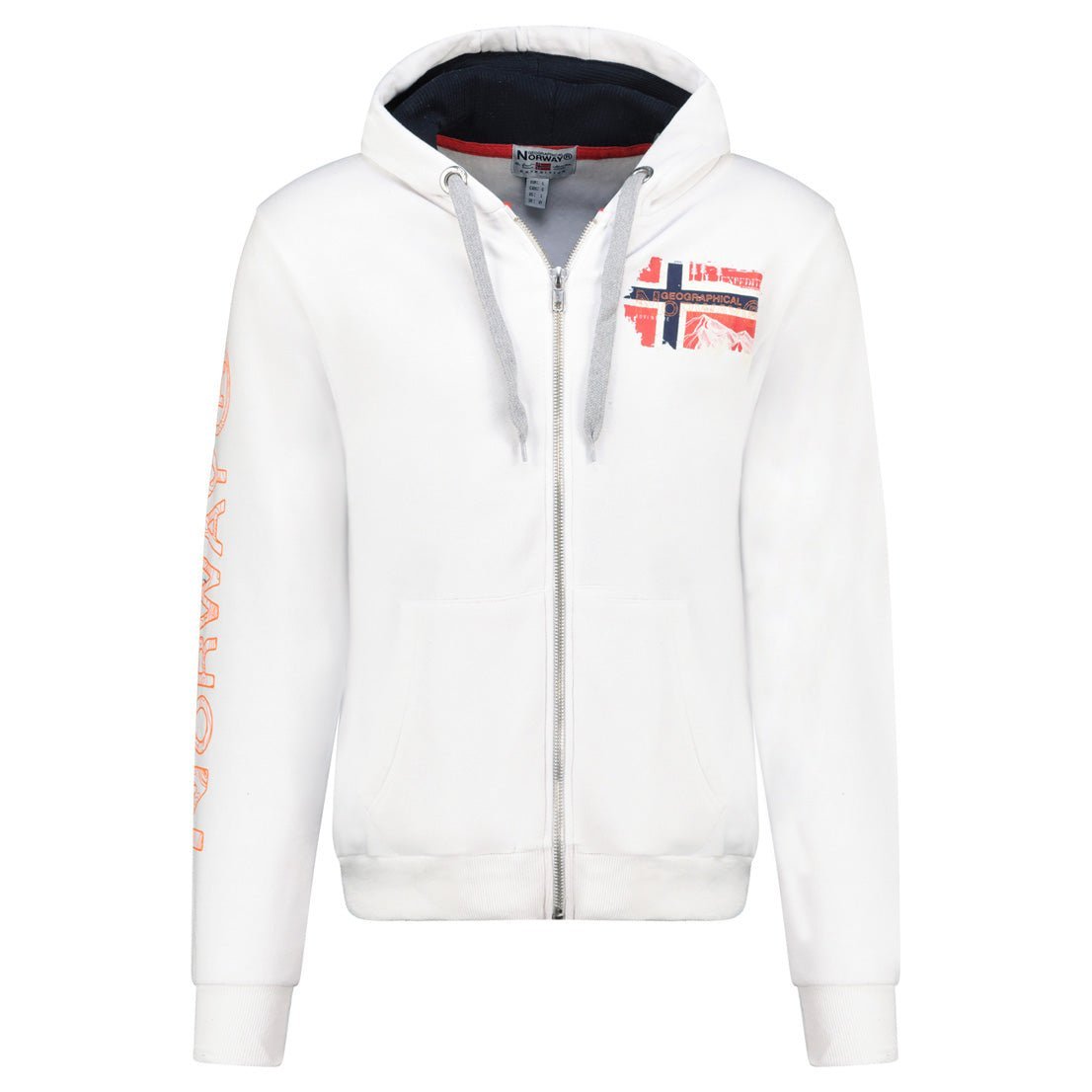 Geographical Norway GYSUIS Men - Hooded sweatshirt with prints and flag - Geographical Norway GYSUIS_MEN_NOIR_S_SDB-GYSUIS_MEN_BLANC_S_SDB-GYSUIS_MEN_MARINE_S_SDB-GYSUIS_MEN_BLANC_M_SDB-GYSUIS_MEN_MARINE_M_SDB-GYSUIS_MEN_NOIR_M_SDB-GYSUIS_MEN_MARINE_L_SDB-GYSUIS_MEN_BLANC_L_SDB-GYSUIS_MEN_NOIR_L_SDB-GYSUIS_MEN_MARINE_XL_SDB