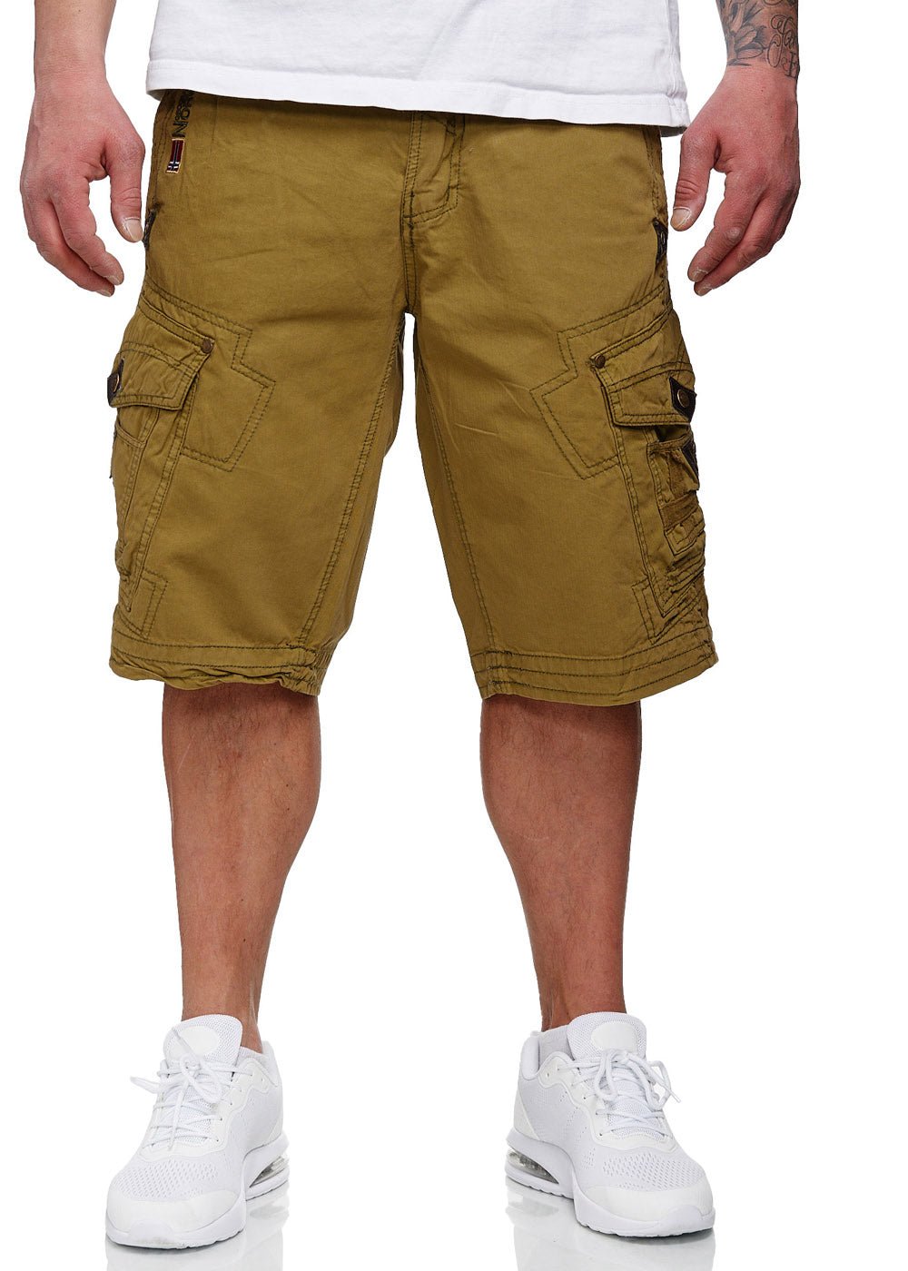 Geographical Norway Peanut Homme - Bermuda shorts - Geographical Norway - S Mastic