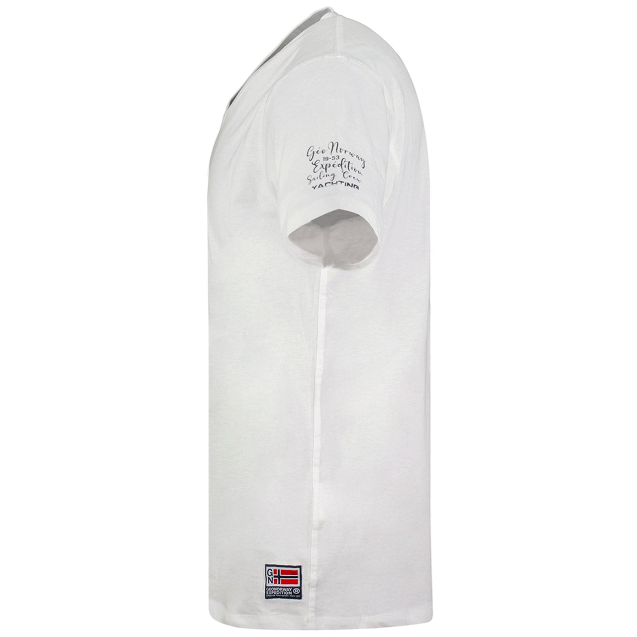 Geographical Norway Jademora Hombre - Camiseta cuello pico, manga corta - Geographical Norway JADEMORA_MEN_MARINE_M_SDB-JADEMORA_MEN_BLANC_M_SDB-JADEMORA_MEN_MARINE_L_SDB-JADEMORA_MEN_WHITE_L_SDB-JADEMORA_MEN_MARINE_XL_SDB-JADEMORA_MEN_WHITE_XL_SDB-JADEMORA_MEN_MARINE_XXL_SDB-JADEMORA_MEN_WHITE_XXL_SDB-JADEMORA_MEN_WHITE_3XL_SDB-JADEMORA_MEN_LIGHT_GREY_M_SDB