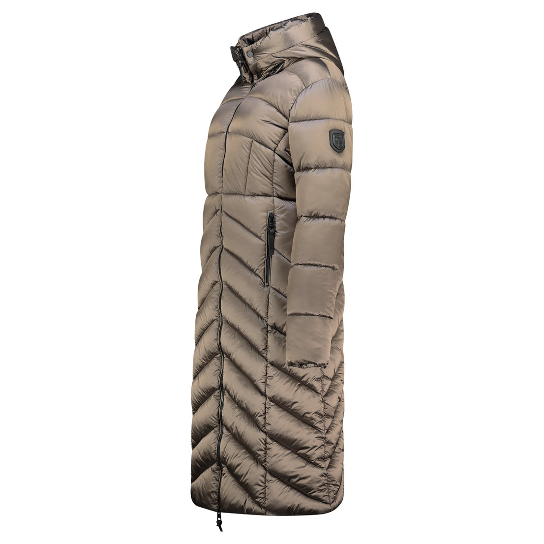  Geographical Norway BLANCHE LONG Mujer - Chaqueta Marrón Oscuro