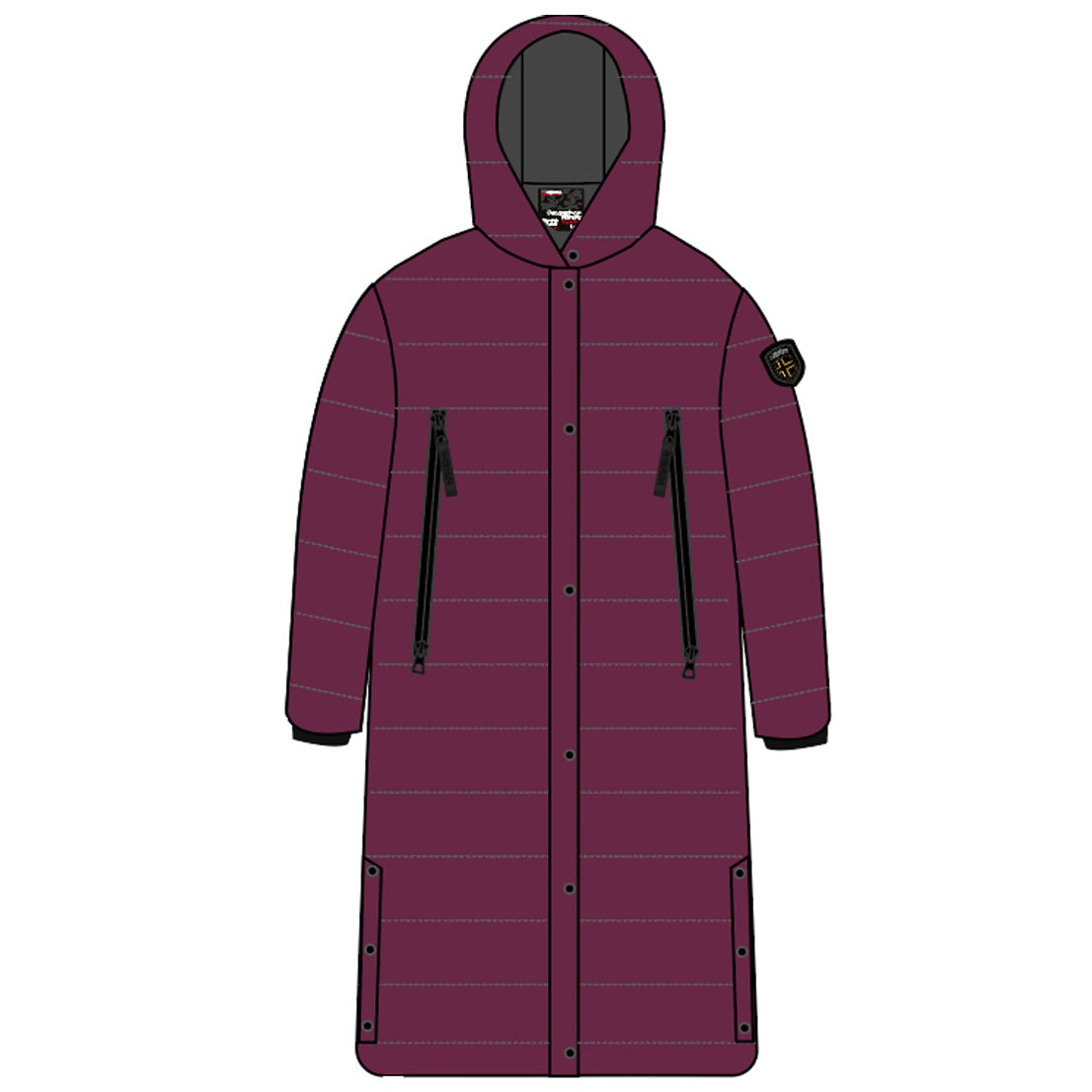  Geographical Norway CONSTANCE Mujer - Parka Burdeos