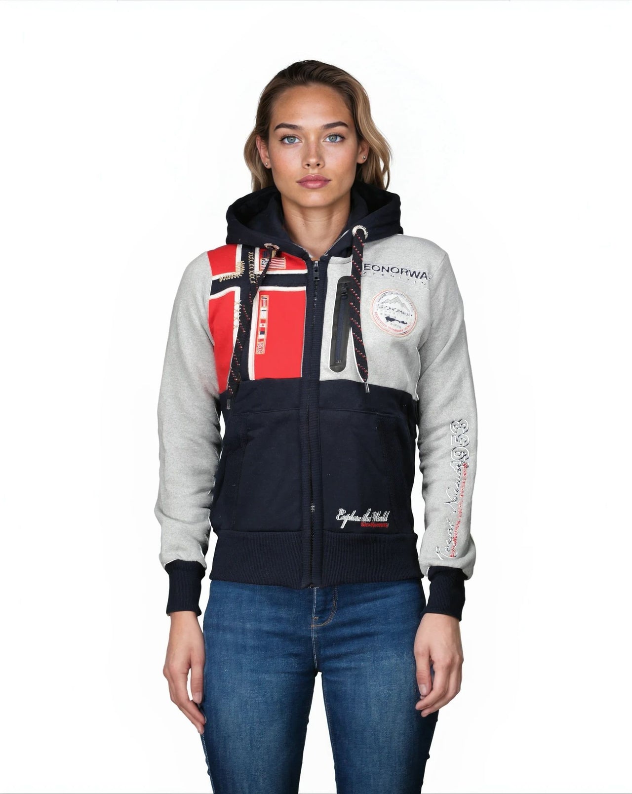 Geographical Norway Gexplore Mujer- Sudadera con cremallera y corbata - Geographical Norway GEXPLORE_LADY_GRIS_CLAIR_SDB-GEXPLORE_LADY_MARINE_S_SDB-GEXPLORE_LADY_NOIR_SDB- Geographical Norway Norway GEXPLORE_LADY_MARINE_S_S_SDB-GEXPLORE_LADY_NOIR_SDB- Geographical Norway GEXPLORE_LADY_MARINE_S_SDB-GEXPLORE_LADY_NOIR_SDBGEXPLORE_LADY_ROSE_FLASH_S_SDB-GEXPLORE_LADY_RED_S_SDB-GEXPLORE_LADY_GREY_LIGHT_M_SDB-GEXPLORE_LADY_MARINE_M_SDB-GEXPLORE_LADY_BLACK_M_SDB-GEXPLORE_LADY_ROSE_FLASH_M_SDB-GEXPLORE_LADY_RED_M_SDB