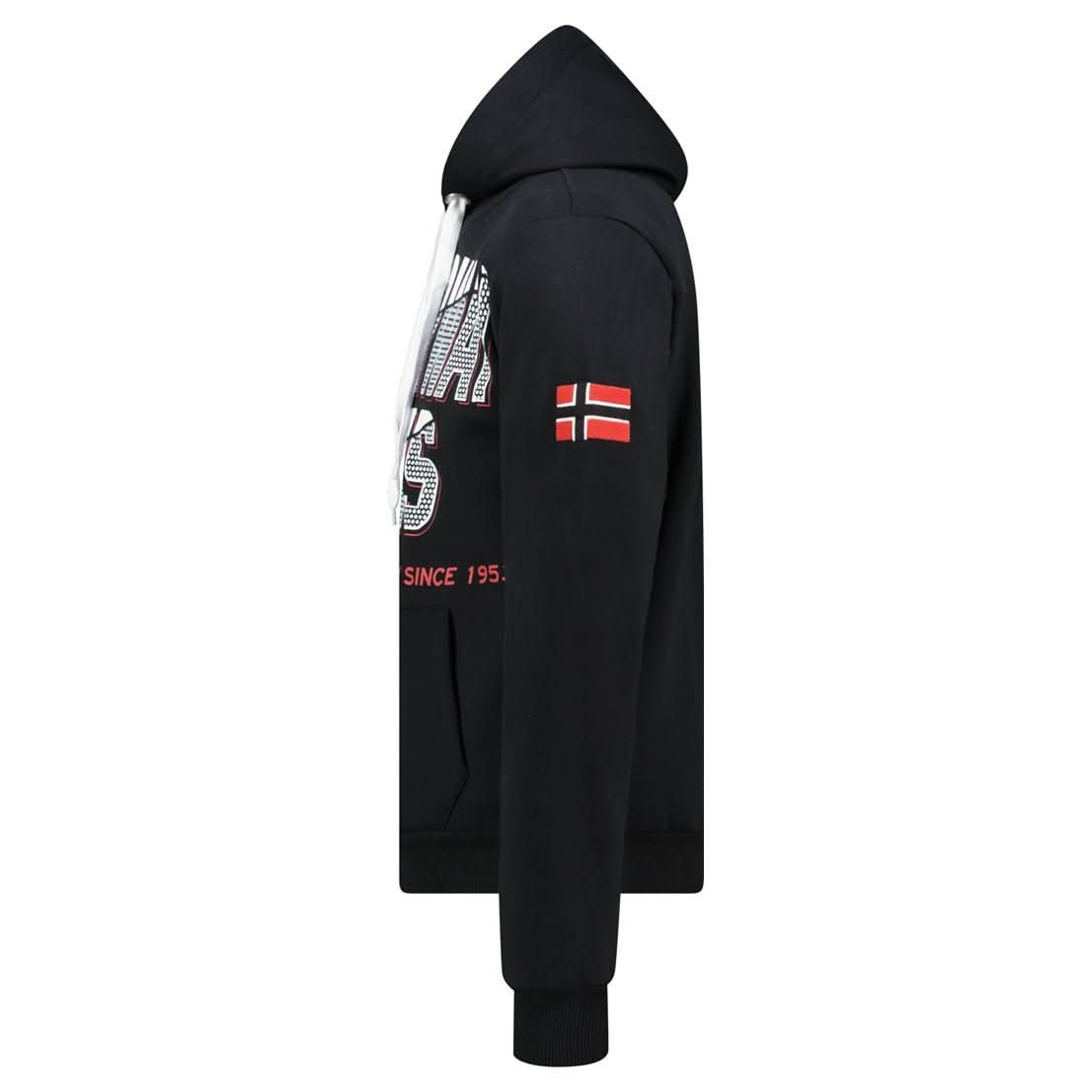 Geographical Geographical Norway GASPER Sudadera con capucha y cremallera, estampado y bandera, hombre - Geographical Norway GASPER_MEN_ROUGE_S_SDB-GASPER_MEN_NOIR_S_SDB-GASPER_MEN_BLANC_S_SDB-GASPER_MEN_MARINE_S_SDB-GASPER_MEN_GRIS_LIGHT_S_SDB-GASPER_MEN_WHITE_M_SDB-GASPER_MEN_MARINE_M_SDB-GASPER_MEN_GRIS_LIGHT_M_SDB-GASPER_MEN_BLACK_M_SDB-GASPER_MEN_RED_M_SDB