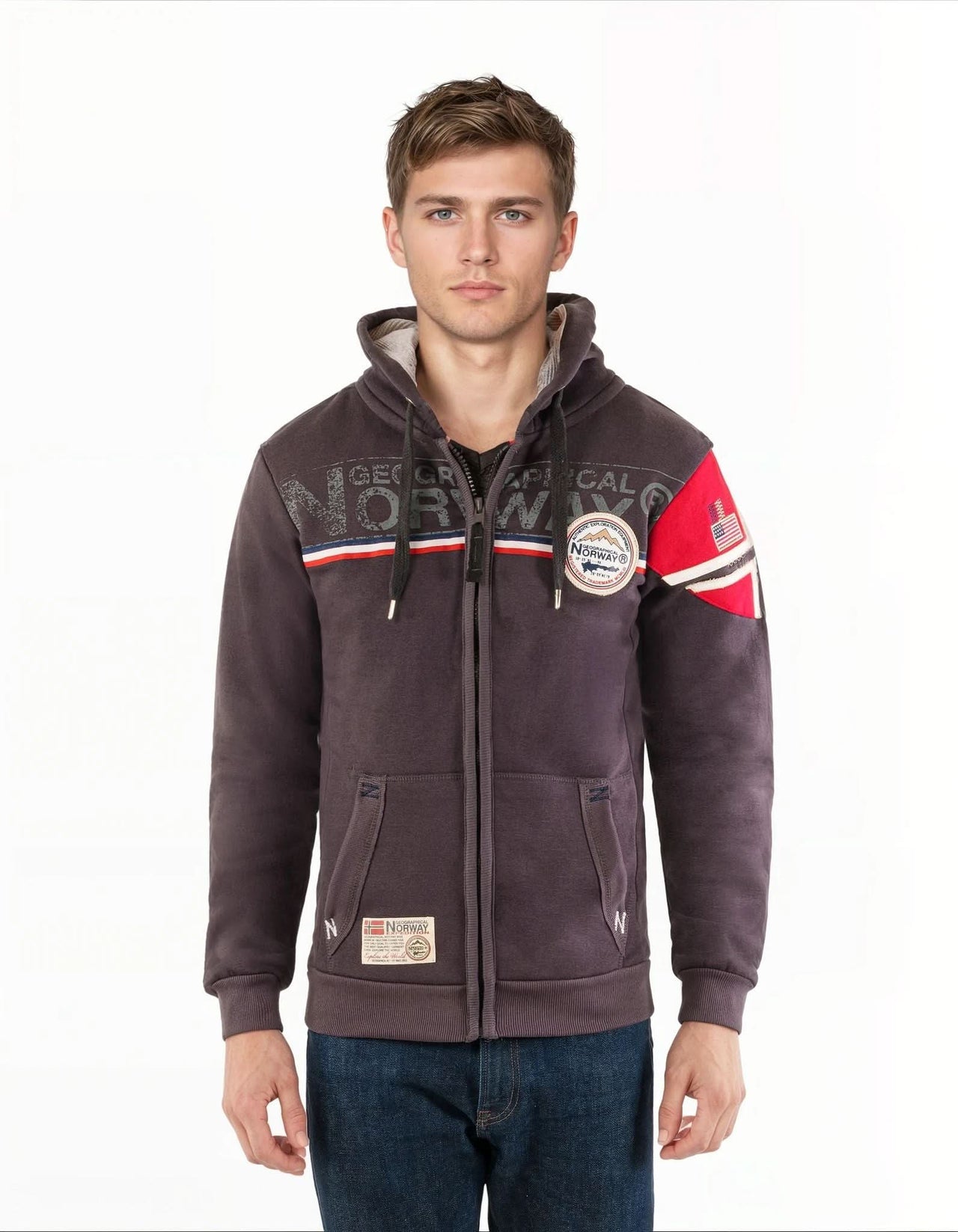 Geographical Norway Faponie Hombre - Sudadera con capucha Hombre - Geographical Norway FAPONIE_MEN_GRIS_CLAIR_SDB-FAPONIE_MEN_GRIS_CLAIR_M_SDB-FAPONIE_MEN_GRIS_CLAIR_L_SDB-FAPONIE_MEN_GRIS_CLAIR_XL_SDB-FAPONIE_MEN_GRIS_CLAIR_XXL_SDB-FAPONIE_MEN_GRIS_FONCE_S_SDB-FAPONIE_MEN_GRIS_FONCE_M_SDB-FAPONIE_MEN_GRIS_FONCE_L_SDB-FAPONIE_MEN_GRIS_FONCE_XL_SDB-FAPONIE_MEN_GRIS_FONCE_XXL_SDB