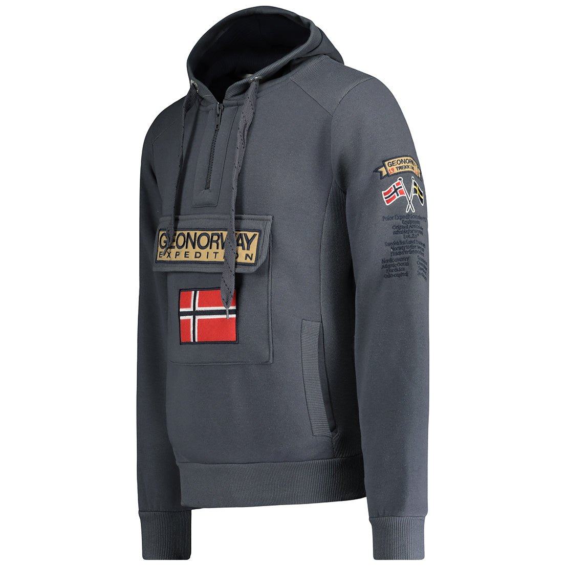 Gymclass Geo Noruega Hombre - Sudadera con capucha - Geographical Norway GYMCLASS_MEN_ROUGE_S_EO_SDB-GYMCLASS_MEN_NOIR_S_EO_SDB-GYMCLASS_MEN_MARINE_S_EO_SDB-GYMCLASS_MEN_GRIS_FONCE_M_EO_SDB-GYMCLASS_MEN_KAKI_L_EO_SDB