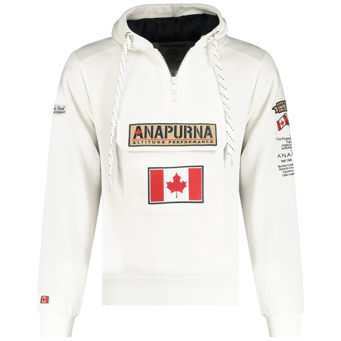 Gymana Anapurna Hombre - Sudadera con capucha y cremallera con bordado y bolsillos - Geographical Norway GYMANA_MEN_GRIS_FONCE_S_AN_SDB-GYMANA_MEN_BlUE_ROYAL_M_AN_SDB-GYMANA_MEN_GRIS_CLAIR_M_AN_SDB-GYMANA_MEN_WHITE_AN_SDB-GYMANA_MEN_GREY_FONCE_AN_SDB-GYMANA_MEN_WHITE_XL_AN_SDB-GYMANA_MEN_BLUE_ROYAL_XL_AN_SDB-GYMANA_MEN_GREY_LIGHT_3XL_AN_SDB-GYMANA_MEN_WHITE_XXL_AN_SDB-GYMANA_MEN_BLUE_ROYAL_XXL_AN_SDB