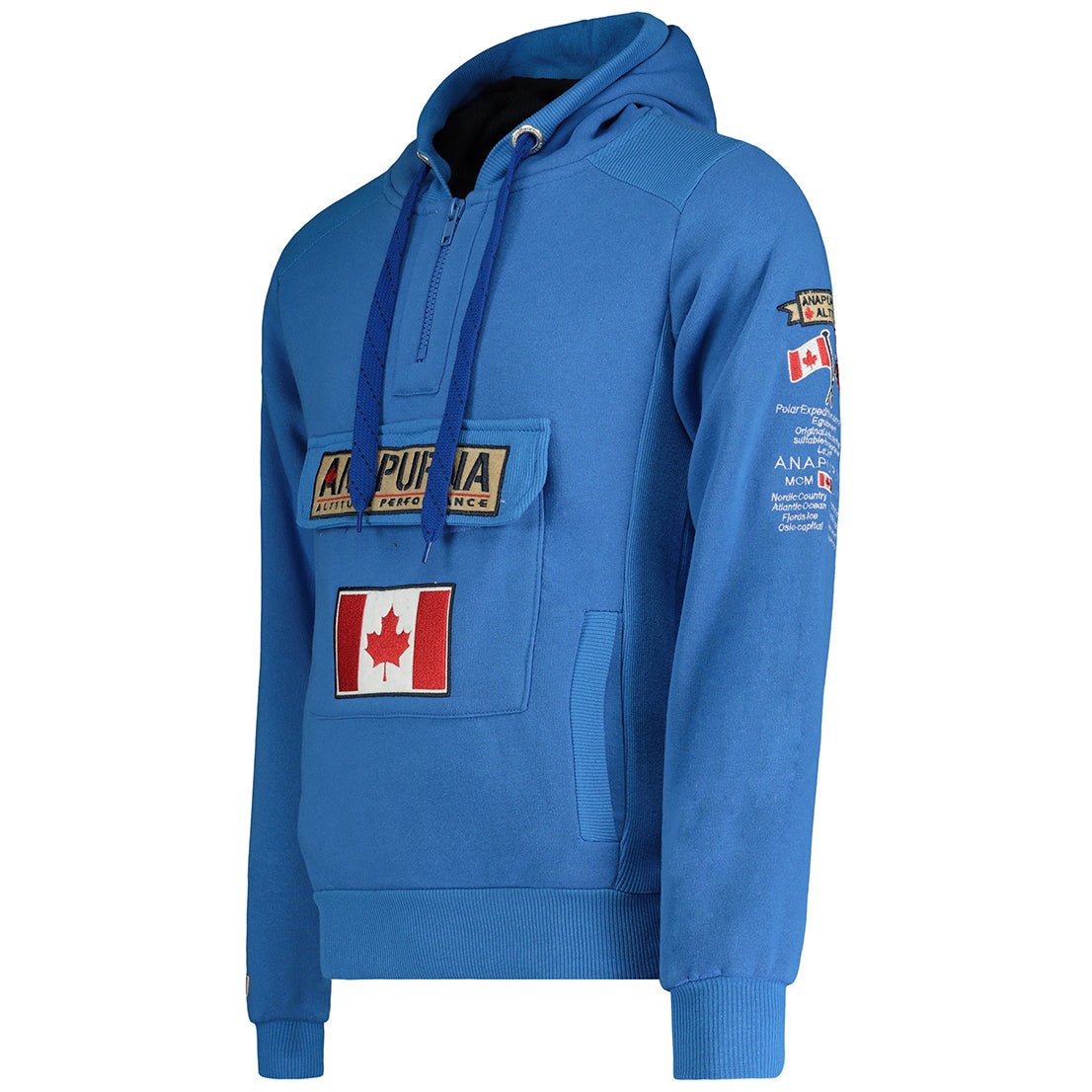 Gymana Anapurna Hombre - Sudadera con capucha y cremallera con bordado y bolsillos - Geographical Norway GYMANA_MEN_GRIS_FONCE_S_AN_SDB-GYMANA_MEN_BlUE_ROYAL_M_AN_SDB-GYMANA_MEN_GRIS_CLAIR_M_AN_SDB-GYMANA_MEN_WHITE_AN_SDB-GYMANA_MEN_GREY_FONCE_AN_SDB-GYMANA_MEN_WHITE_XL_AN_SDB-GYMANA_MEN_BLUE_ROYAL_XL_AN_SDB-GYMANA_MEN_GREY_LIGHT_3XL_AN_SDB-GYMANA_MEN_WHITE_XXL_AN_SDB-GYMANA_MEN_BLUE_ROYAL_XXL_AN_SDB