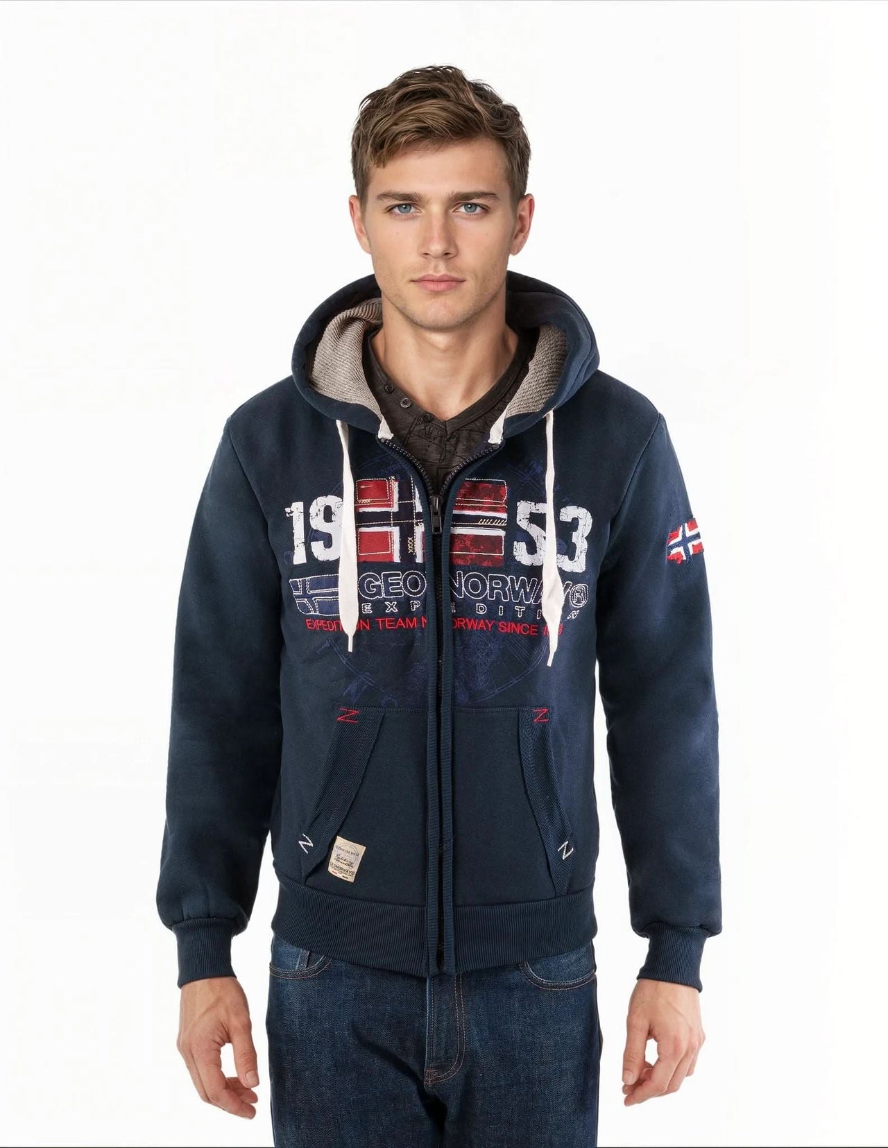 Geographical Geographical Norway Gapigal Hombre - Geographical Geographical Norway GAPIGAL_MEN_BEIGE_M_EO_SDB-GAPIGAL_MEN_BEIGE_L_EO_SDB-GAPIGAL_MEN_BEIGE_XL_EO_SDB- Sudadera con capucha y cremalleraGAPIGAL_MEN_BLEU_S_EO_SDB-GAPIGAL_MEN_BLEU_M_EO_SDB-GAPIGAL_MEN_BLEU_L_EO_SDB-GAPIGAL_MEN_BLEU_XL_EO_SDB-GAPIGAL_MEN_BLEU_XXL_EO_SDB-GAPIGAL_MEN_CORAIL_M_EO_SDB-GAPIGAL_MEN_CORAIL_L_EO_SDB