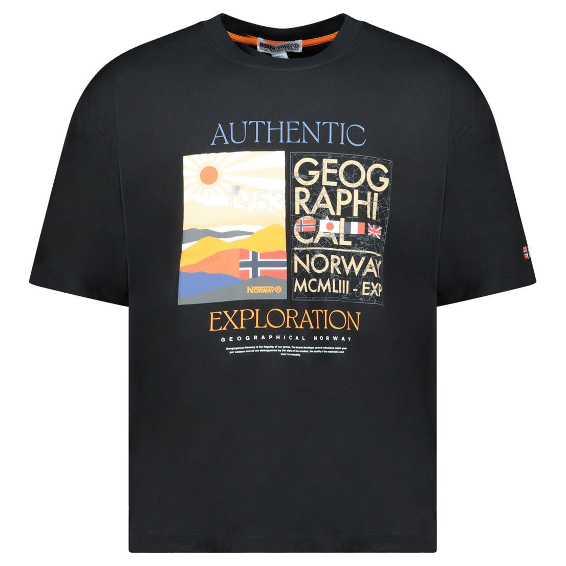 Geographical Geographical Norway Hombres Jauthentic - Camiseta oversize con bolsillo y estampados - Geographical Norway JAUTHENTIC_MEN_NOIR_S_SDB-JAUTHENTIC_MEN_BLANC_CASSE_S_SDB-JAUTHENTIC_MEN_NOIR_MDB-JAUTHENTIC_MEN_BLANC_CASSE_M_SDB-JAUTHENTIC_MEN_NOIR_L_SDB-JAUTHENTIC_MEN_BLANC_CASSE_L_SDB-JAUTHENTIC_MEN_NOIR_XL_SDB-JAUTHENTIC_MEN_BLANC_CASSE_XL_SDB-JAUTHENTIC_MEN_NOIR_XXL_SDB-JAUTHENTIC_MEN_BLANC_CASSE_XXL_SDB