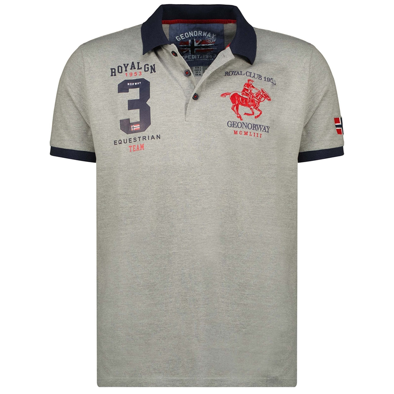 Geographical Norway Geographical Norway Klub Men - Polo informal con botones - Geographical Norway KLUB_MEN_GRIS_CLAIR_M_SDB-KLUB_MEN_BLANC_M_SDB-KLUB_MEN_GRIS_CLAIR_L_SDB-KLUB_MEN_BLANC_L_SDB-KLUB_MEN_GRIS_CLAIR_XL_SDB-KLUB_MEN_BLANC_XL_SDB-KLUB_MEN_GRIS_CLAIR_XXL_SDB-KLUB_MEN_BLANC_XXL_SDB-KLUB_MEN_BLANC_3XL_SDB-KLUB_MEN_GRIS_CLAIR_3XL_SDB