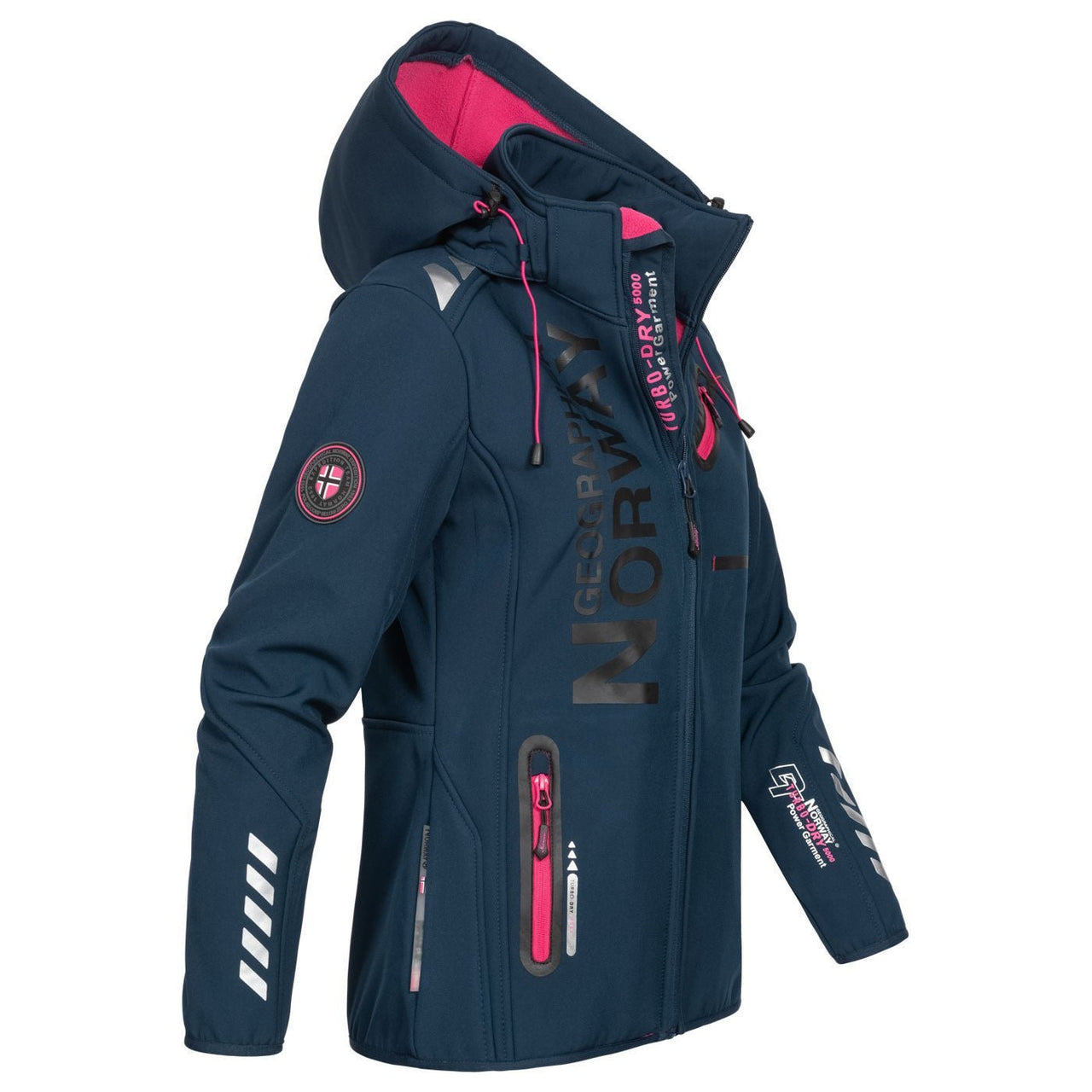 Geographical Geographical Norway Reine Femme - Softshell - Geographical Norway - S Navy Pink