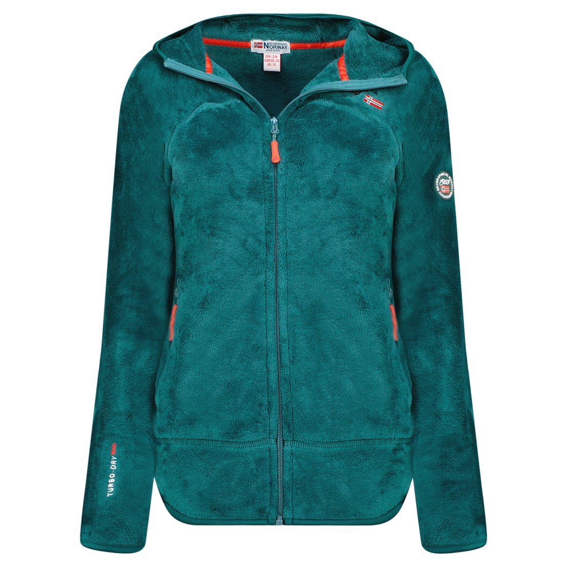 Geographical Geographical Norway Upalood Mujer - Forro polar con cremallera - Geographical Norway - S Verde oscuro