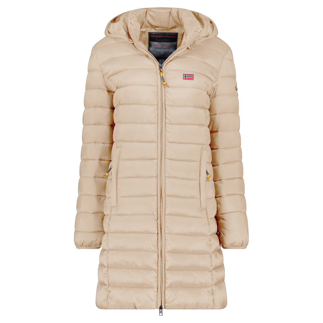  Geographical Norway ATIKOLOR CAPPUCCIO LUNGO Donna - Giacca Beige