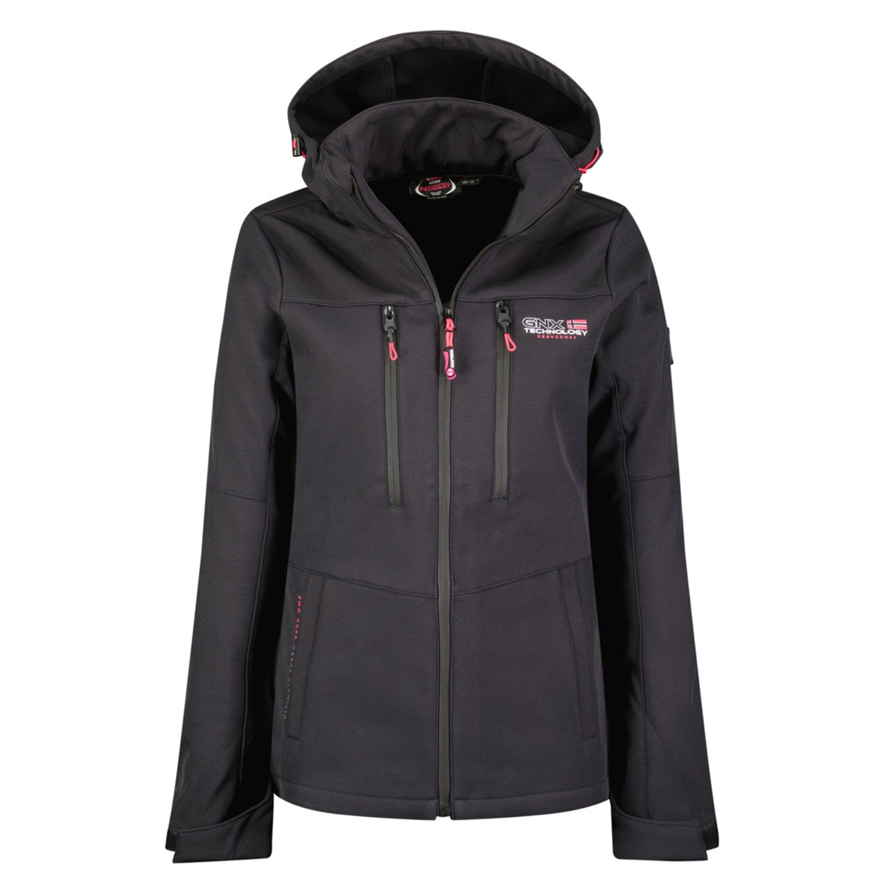 Geographical Norway Timmex Donna - Softshell con cappuccio - Geographical Norway TIMMEX_LADY_GRIS_FONCE_NOIR_S_SDB-TIMMEX_LADY_GRIS_FONCE_NOIR_M_SDB-TIMMEX_LADY_GRIS_FONCE_NOIR_LDB-TIMMEX_LADY_GRIS_FONCE_NOIR_XL_SDB-TIMMEX_LADY_GREY_FONCE_BLACK_XXL_SDB-TIMMEX_LADY_MARINE_BLACK_SDB-TIMMEX_LADY_MARINE_BLACK_M_SDB-TIMMEX_LADY_MARINE_BLACK_L_SDB-TIMMEX_LADY_MARINE_BLACK_XXL_SDB