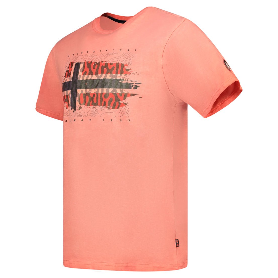 Geographical Norway JOPOGRAPHE - Maglietta Uomo Manica Corta con Bandiera - Geographical Norway JOPOGRAPH_MEN_CORAIL_SDB-JOPOGRAPH_MEN_BLANC_SDB-JOPOGRAPH_MEN_CORAIL_M_SDB-JOPOGRAPH_MEN_BLANC_M_SDB-JOPOGRAPH_MEN_CORAIL_L_SDB-JOPOGRAPH_MEN_BLANC_L_SDB-JOPOGRAPH_MEN_CORAIL_XL_SDB-JOPOGRAPH_MEN_BLANC_XL_SDB-JOPOGRAPH_MEN_CORAIL_XXL_SDB-JOPOGRAPH_MEN_BLANC_XXL_SDB