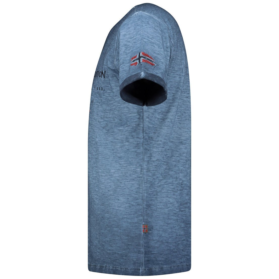 Geographical Norway Jiwash Homme - T-shirt uomo con scollo a V - Geographical Norway JIWASH_MEN_BLANC_BLEU_ROYAL_XL_SDB-JIWASH_MEN_BLANC_BLEU_ROYAL_XXL_SDB-JIWASH_MEN_BEIGE_M_SDB-JIWASH_MEN_BEIGE_L_SDB-JIWASH_MEN_BEIGE_XL_SDB-JIWASH_MEN_BEIGE_XXL_SDB-JIWASH_MEN_BLUE_M_SDB-JIWASH_MEN_BLUE_L_SDB-JIWASH_MEN_BLUE_3XL_SDB-JIWASH_MEN_GREY_FONCE_M_SDB