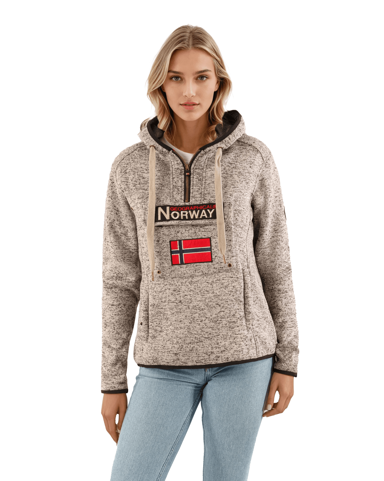 Geographical Norway Upclassica Donna - Felpa con cappuccio e collo con zip - Geographical Norway UPCLASSICA_LADY_BLANC_SDB-UPCLASSICA_LADY_GRIS_CLAIR_SDB-UPCLASSICA_LADY_CORAIL_SDB- UPCLASSICA_LADY_BLANC_SDB-UPCLASSICA_LADY_GRIS_CLAIR_SDB-UPCLASSICA_LADY_CORAIL_SDBUPCLASSICA_LADY_MARINE_SDB-UPCLASSICA_LADY_ROSE_FLASH_SDB-UPCLASSICA_LADY_BLACK_SDB-UPCLASSICA_LADY_WHITE_M_SDB-UPCLASSICA_LADY_GREY_LIGHT_M_SDB-UPCLASSICA_LADY_CORAIL_M_SDB-UPCLASSICA_LADY_MARINE_M_SDB